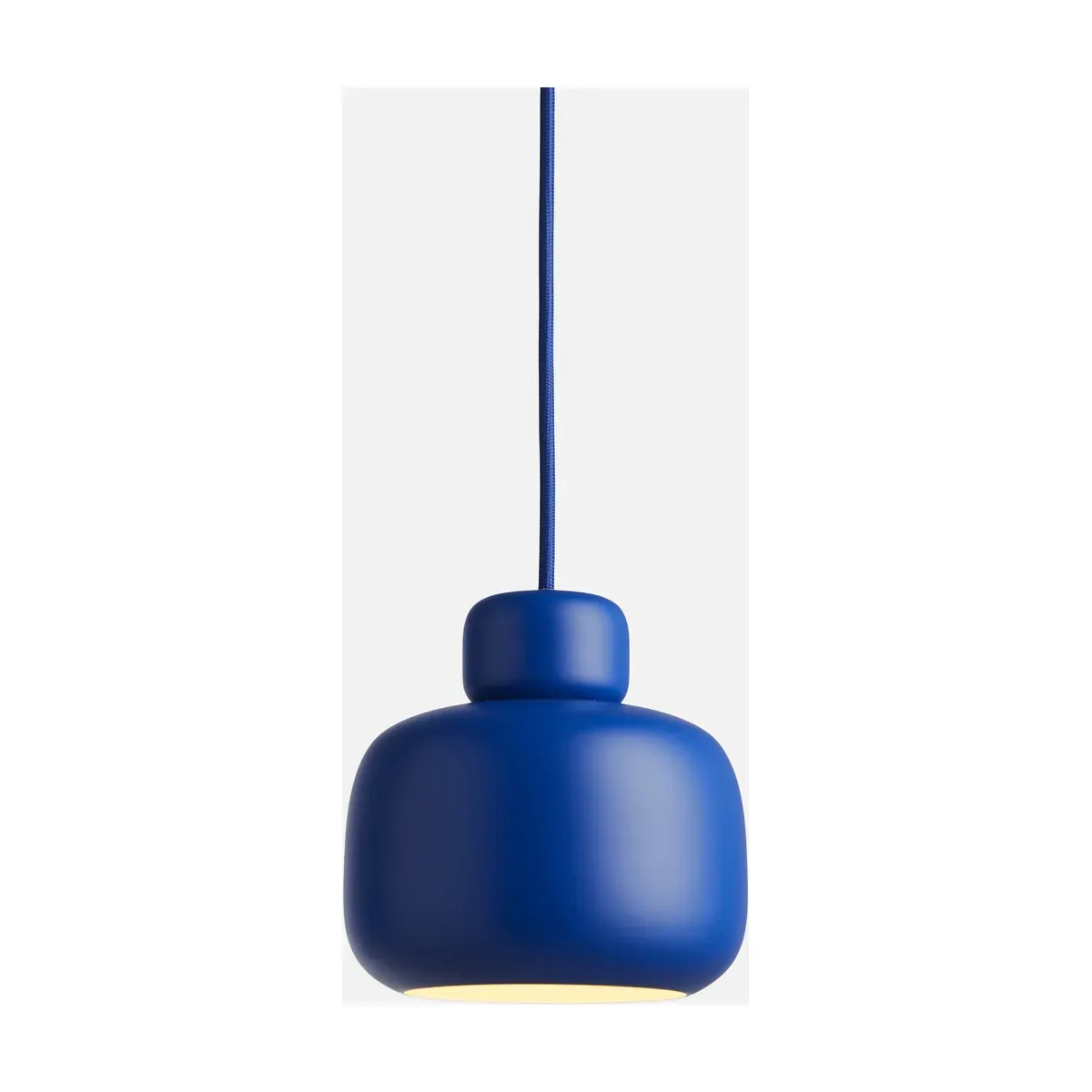 Suspension en métal bleu cobalt 16cm Stone - Woud