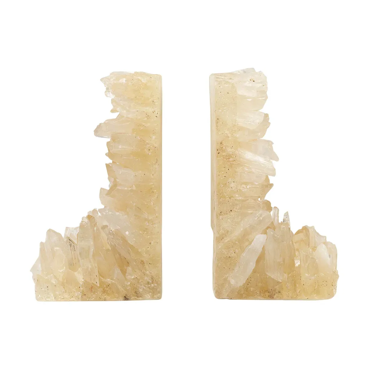 Serres livres en quartz naturel et résine 24x8x20cm - Versmissen