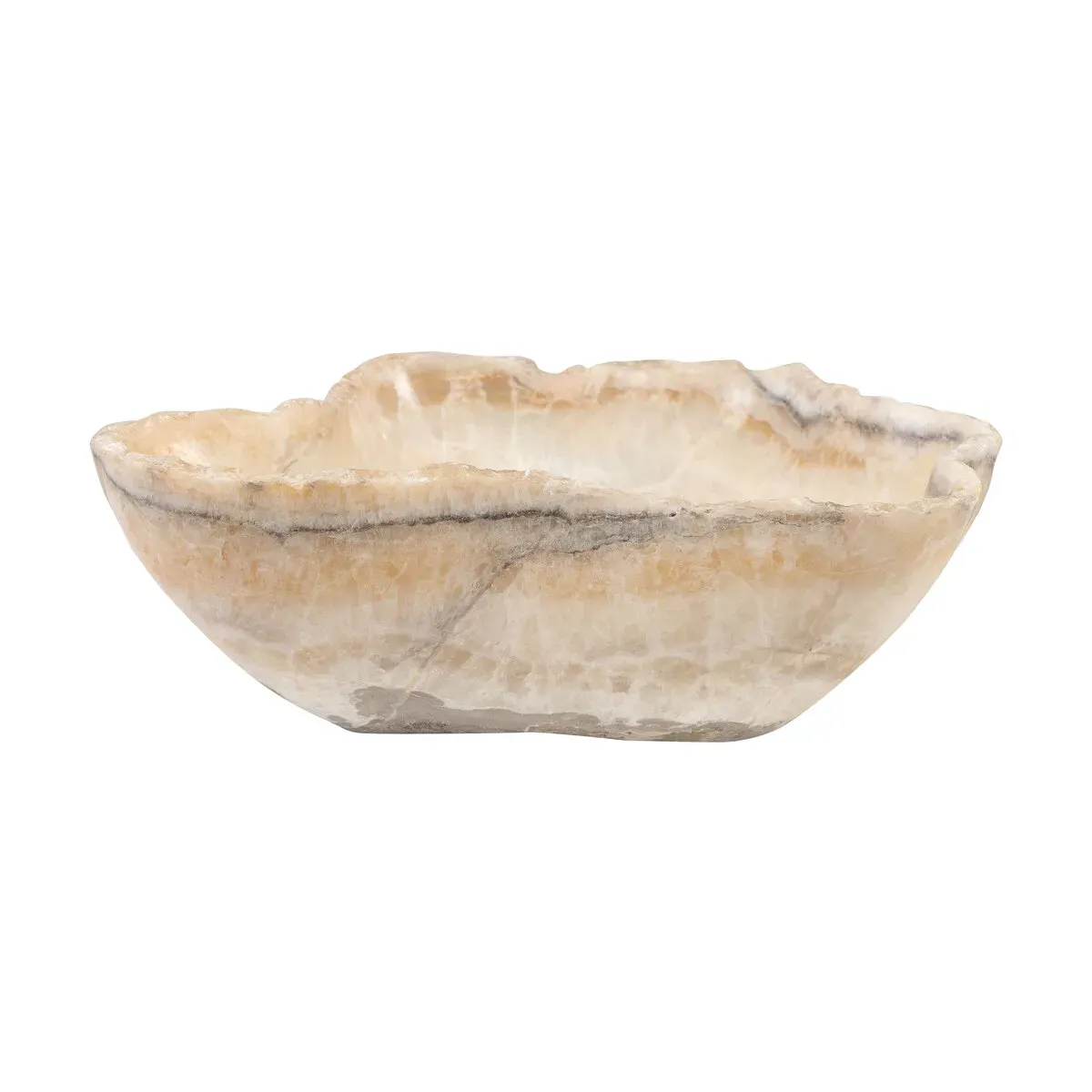 Vide-poche large en onyx naturel 38x47x13cm - Versmissen