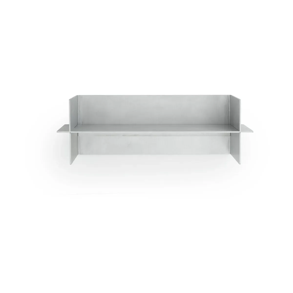Etagère murale en aluminium brossé 60x20,4x20cm Alu - Normann Copenhagen