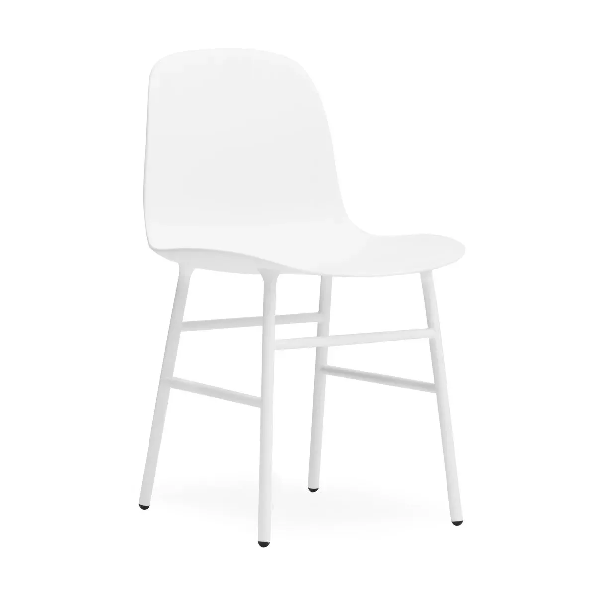 Chaise en acier et pp blanc Form - Normann Copenhagen