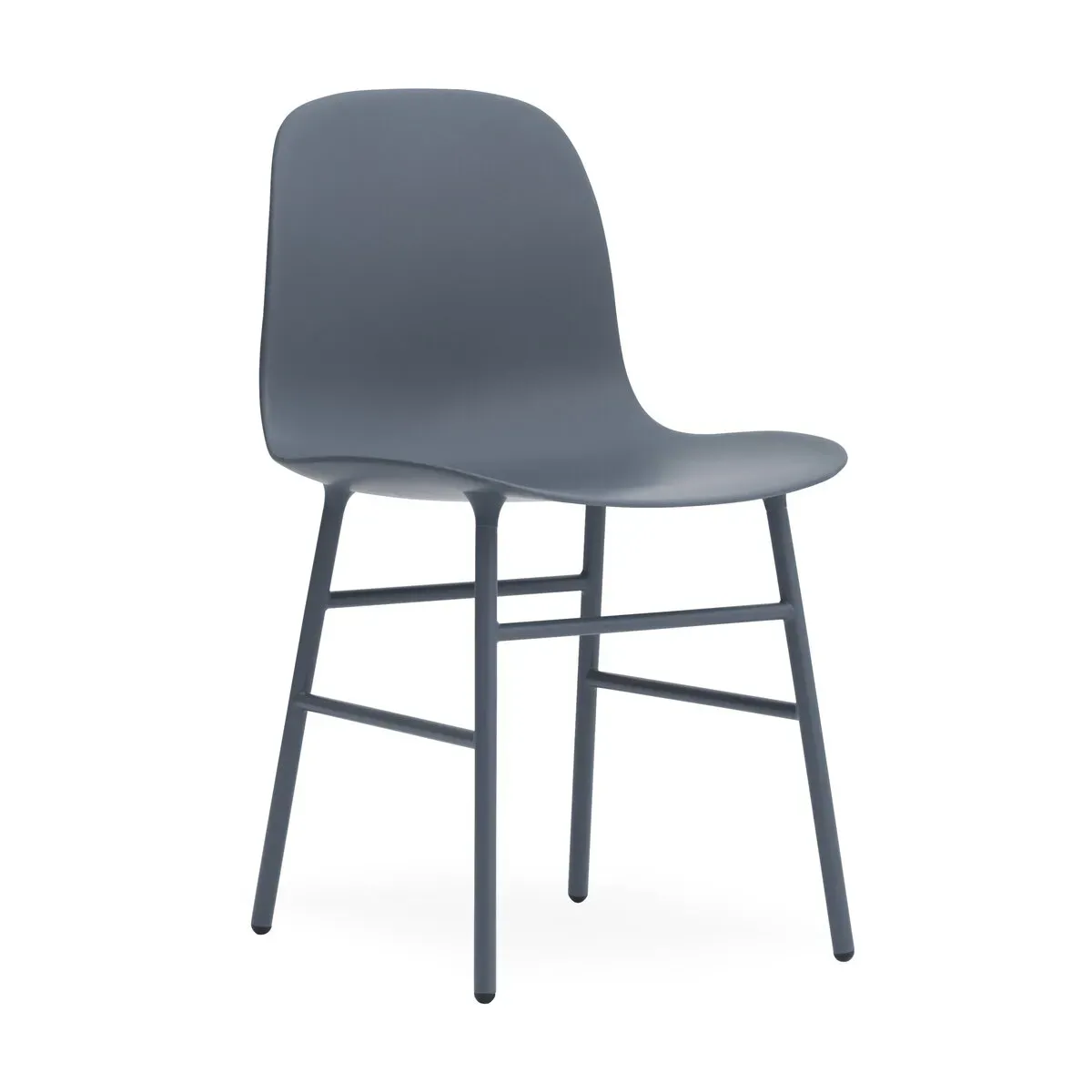 Chaise en acier et pp bleu Form - Normann Copenhagen