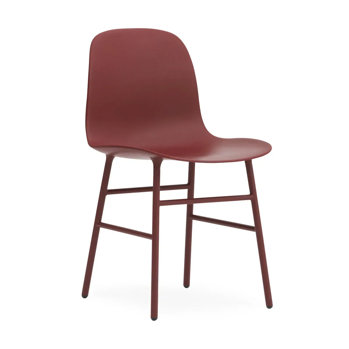 Chaise en acier et pp rouge Form - Normann Copenhagen