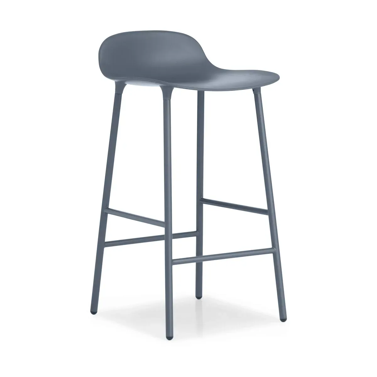Tabouret de bar en acier et pp bleu 65 cm Form - Normann Copenhagen