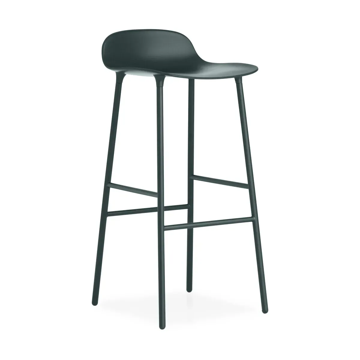 Tabouret de bar en acier et pp vert 75 cm Form - Normann Copenhagen