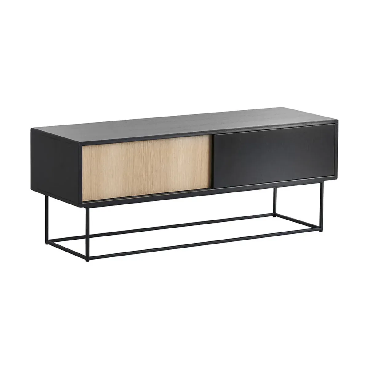 Console basse Virka bas Noir - Woud