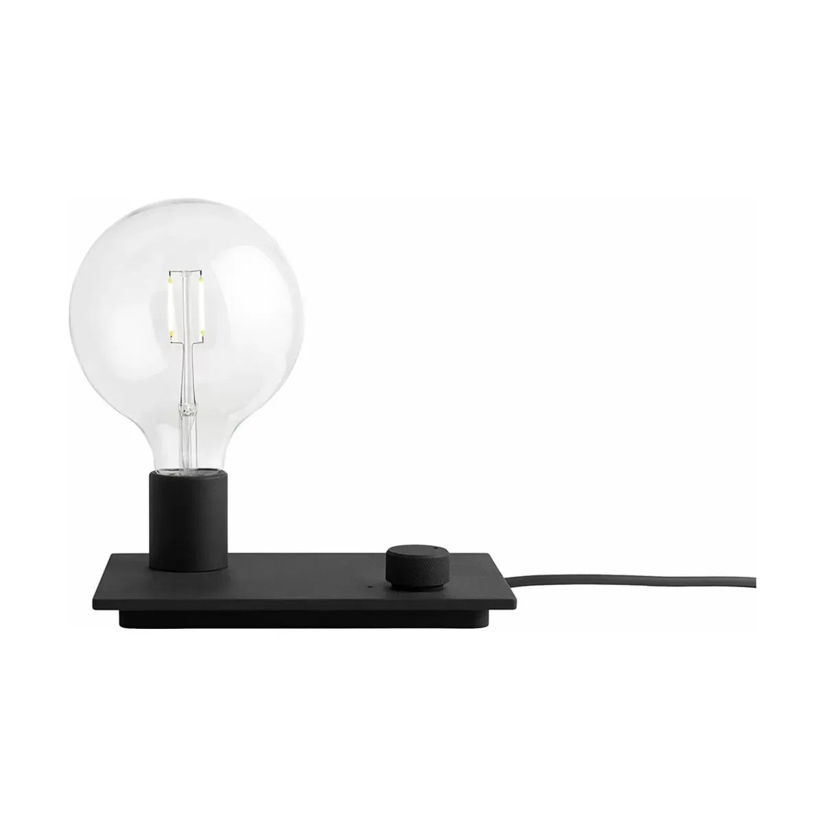 Lampe à poser noire 23 x 16 cm Control - Muuto