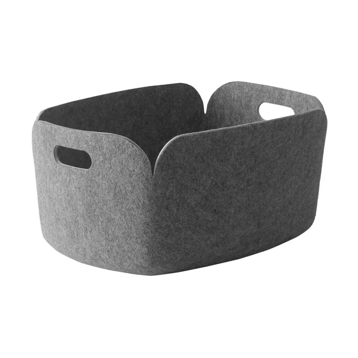 Panier de rangement recyclé gris Restore - Muuto