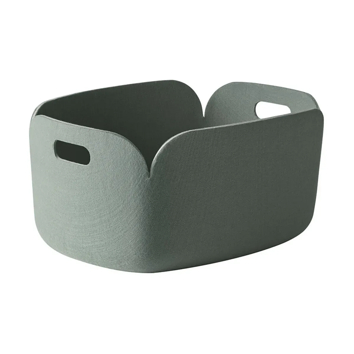 Panier de rangement recyclé vert pastel Restore - Muuto