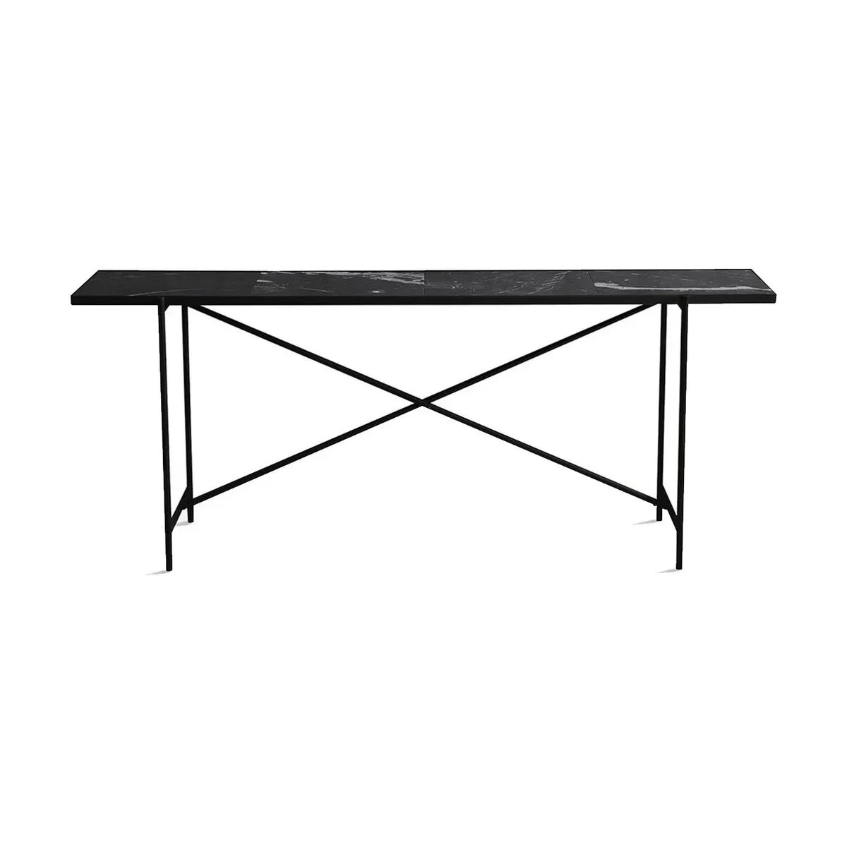 Console en marbre noir 184 cm - HANDVÄRK