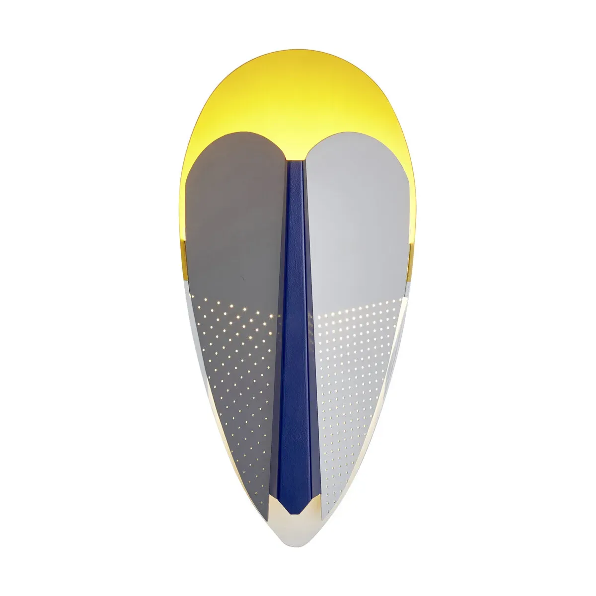 Applique Sorcier Gris, bleu et jaune - La Chance