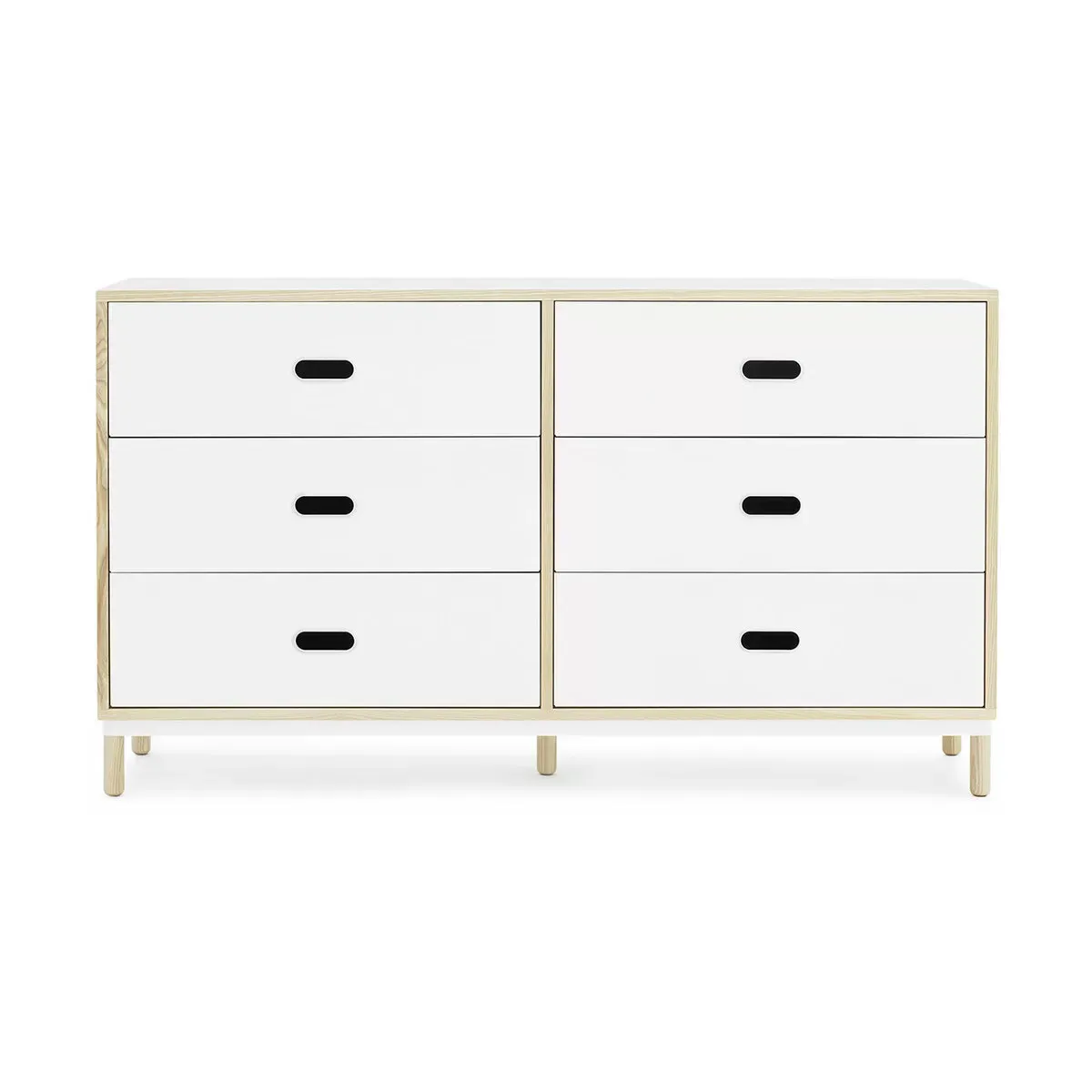 Commode à 6 tiroirs blanc Sideboard blanc - Normann Copenhagen