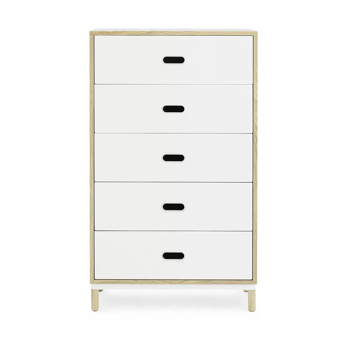 Chiffonnier à 5 tiroirs blanc Sideboard blanc - Normann Copenhagen