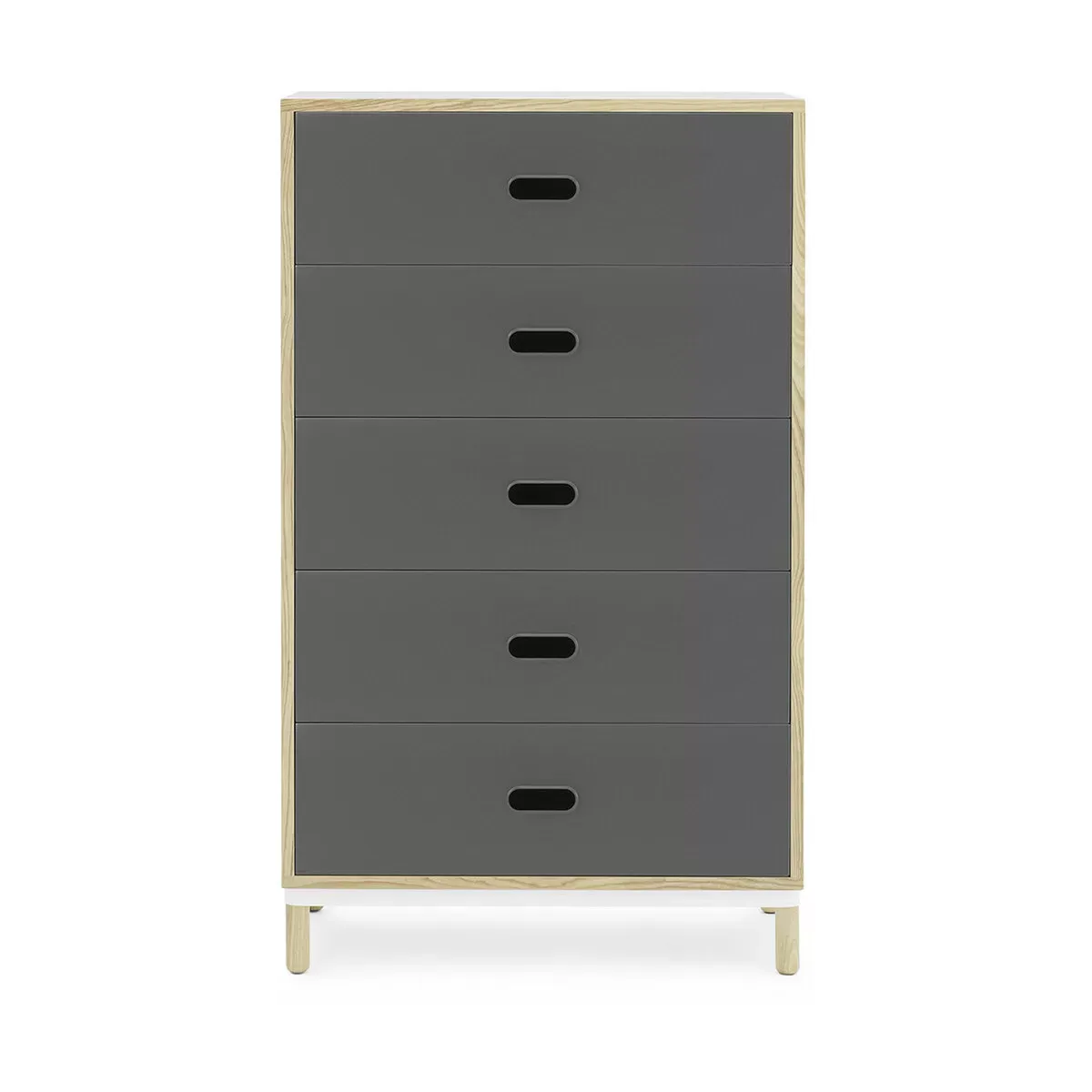 Chiffonnier à 5 tiroirs gris Sideboard Grey - Normann Copenhagen
