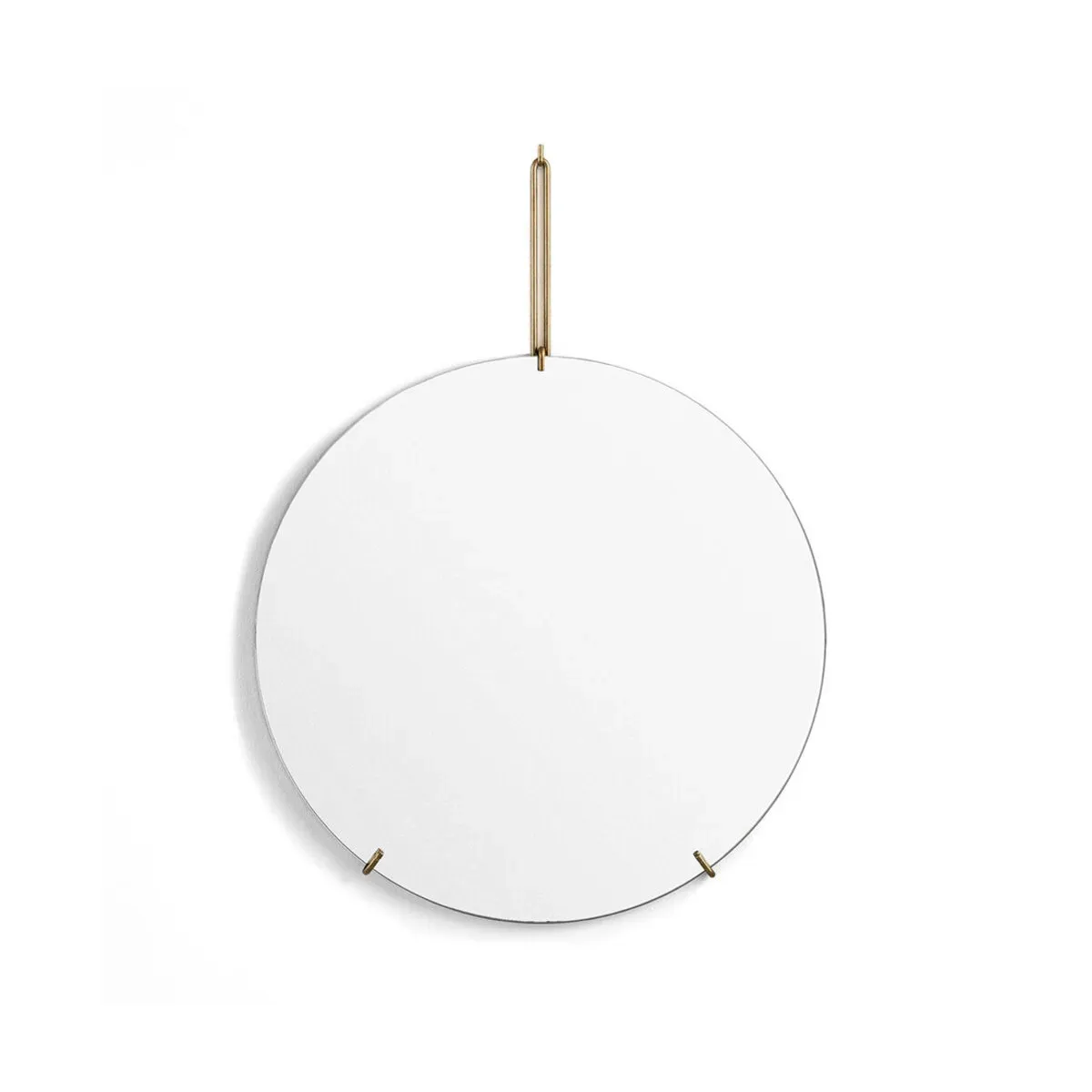 Miroir mural en laiton 50 cm - Moebe