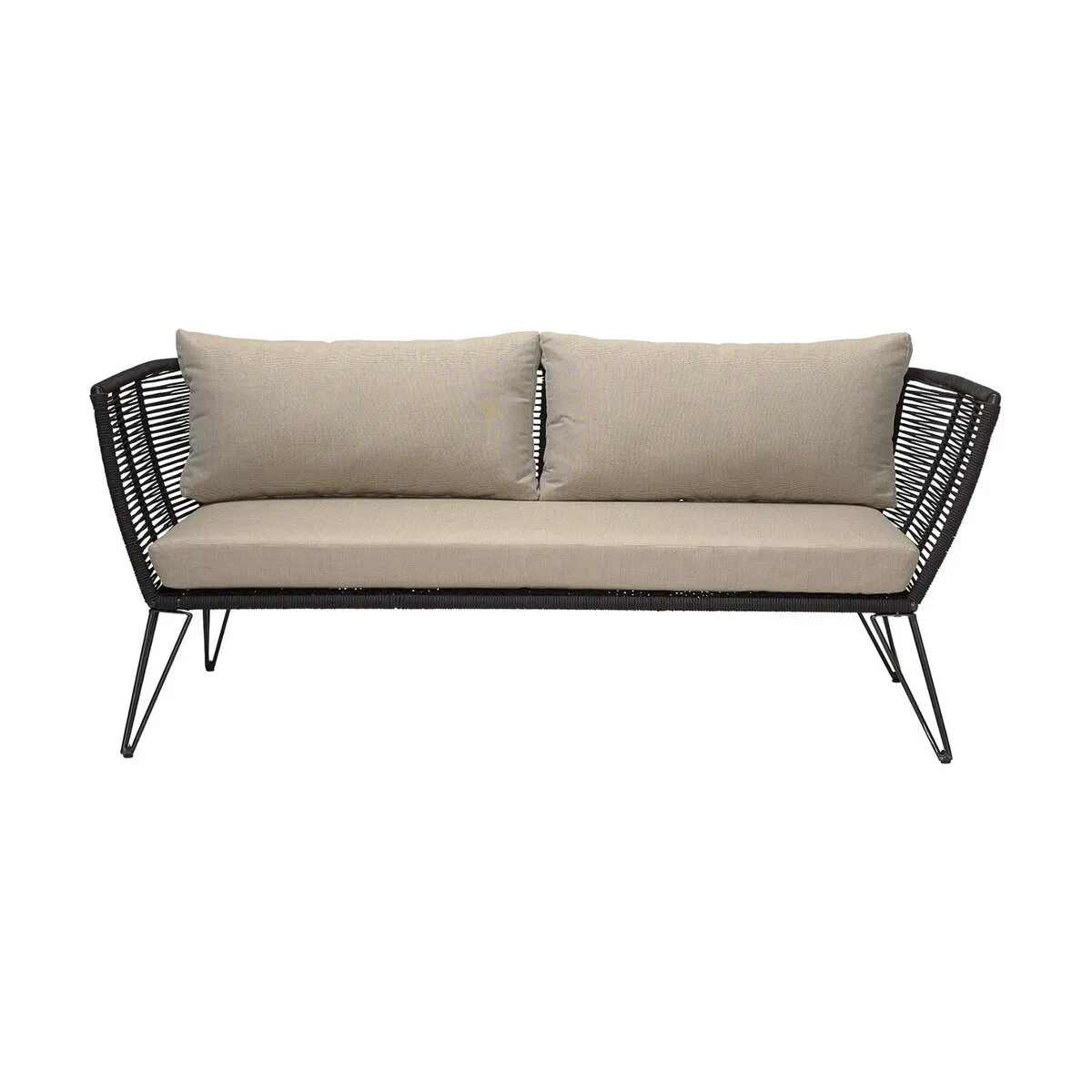 Canapé beige et noir Mundo - Bloomingville