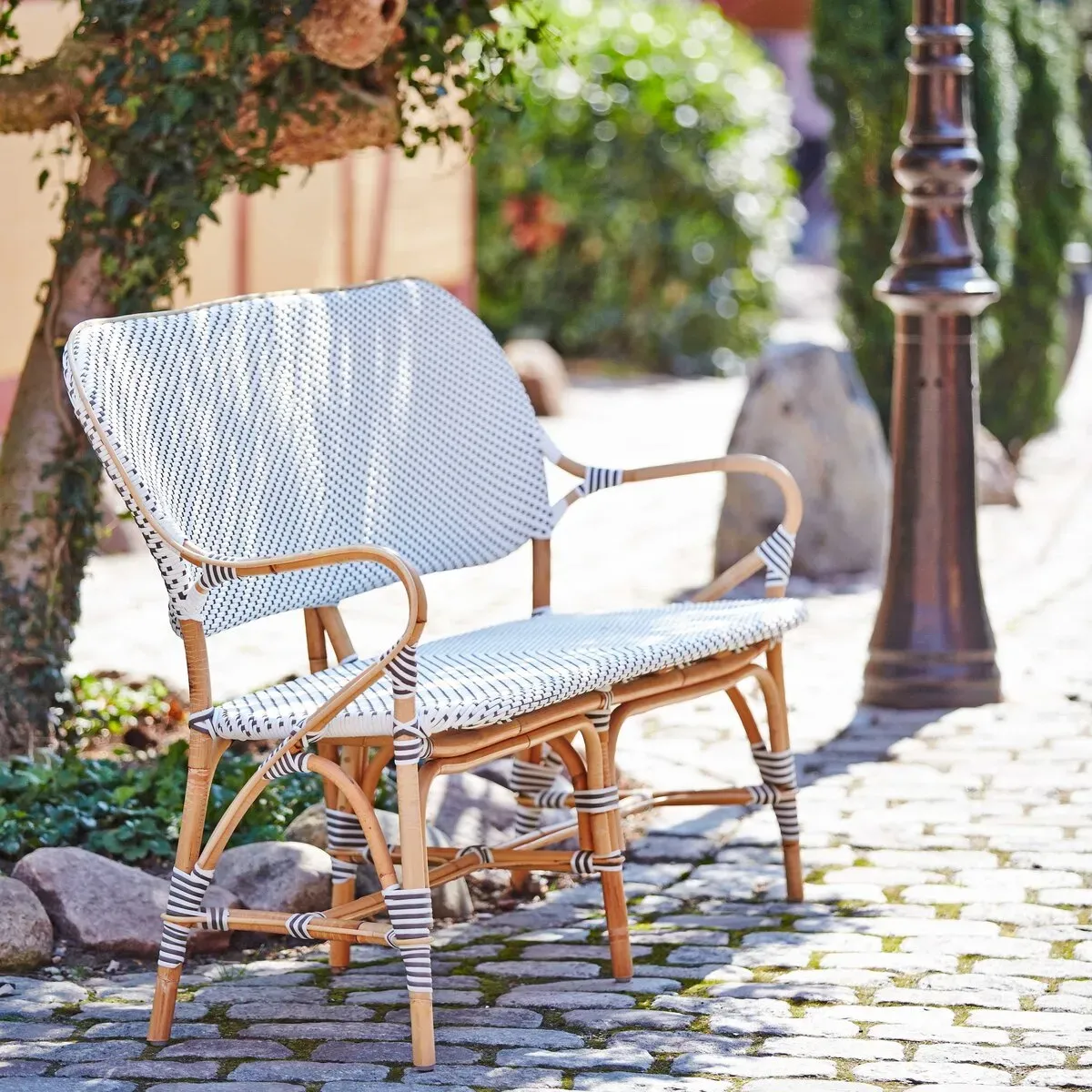 Banc blanc Isabelle - Sika Design