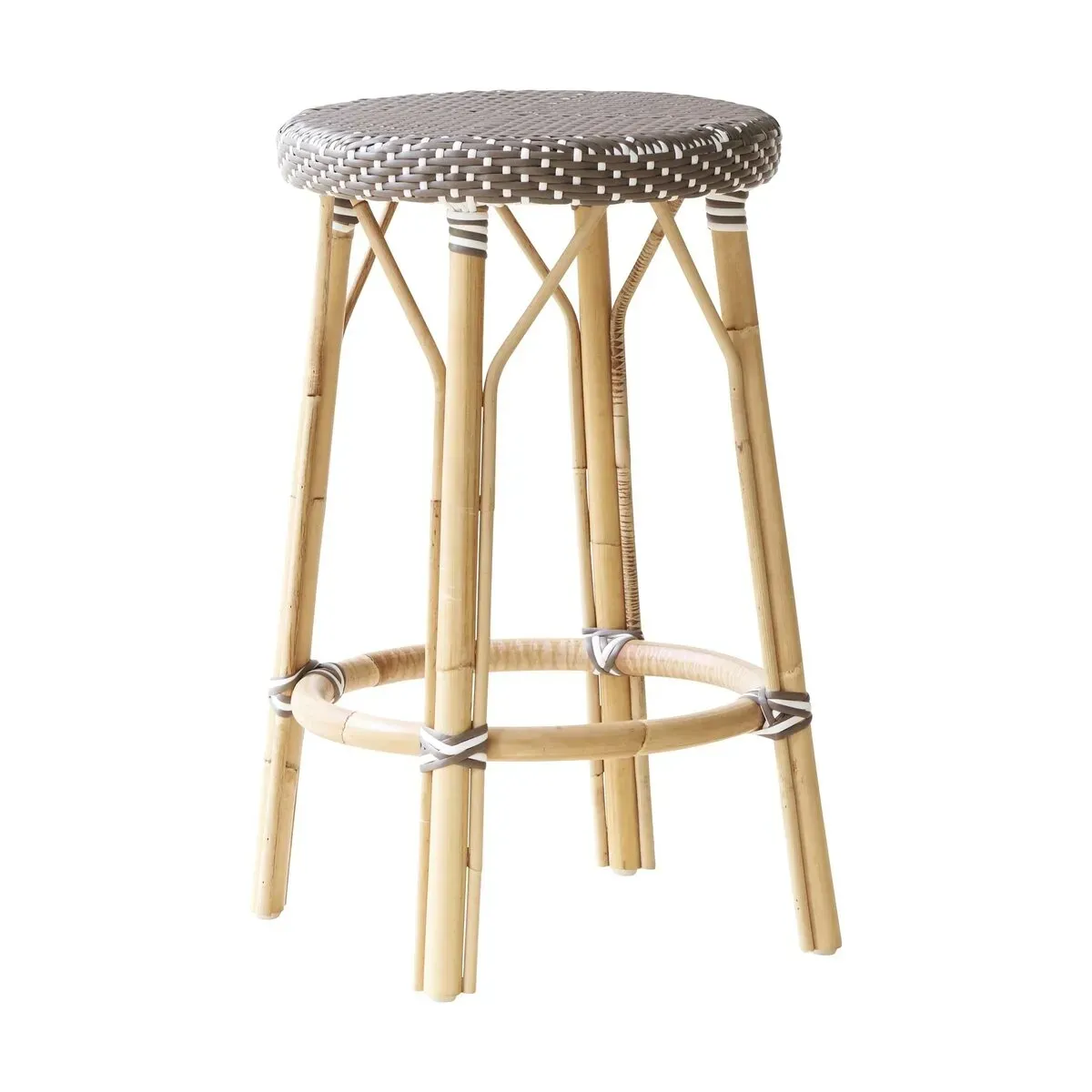 Tabouret en rotin marron 68 cm Simone - Sika Design