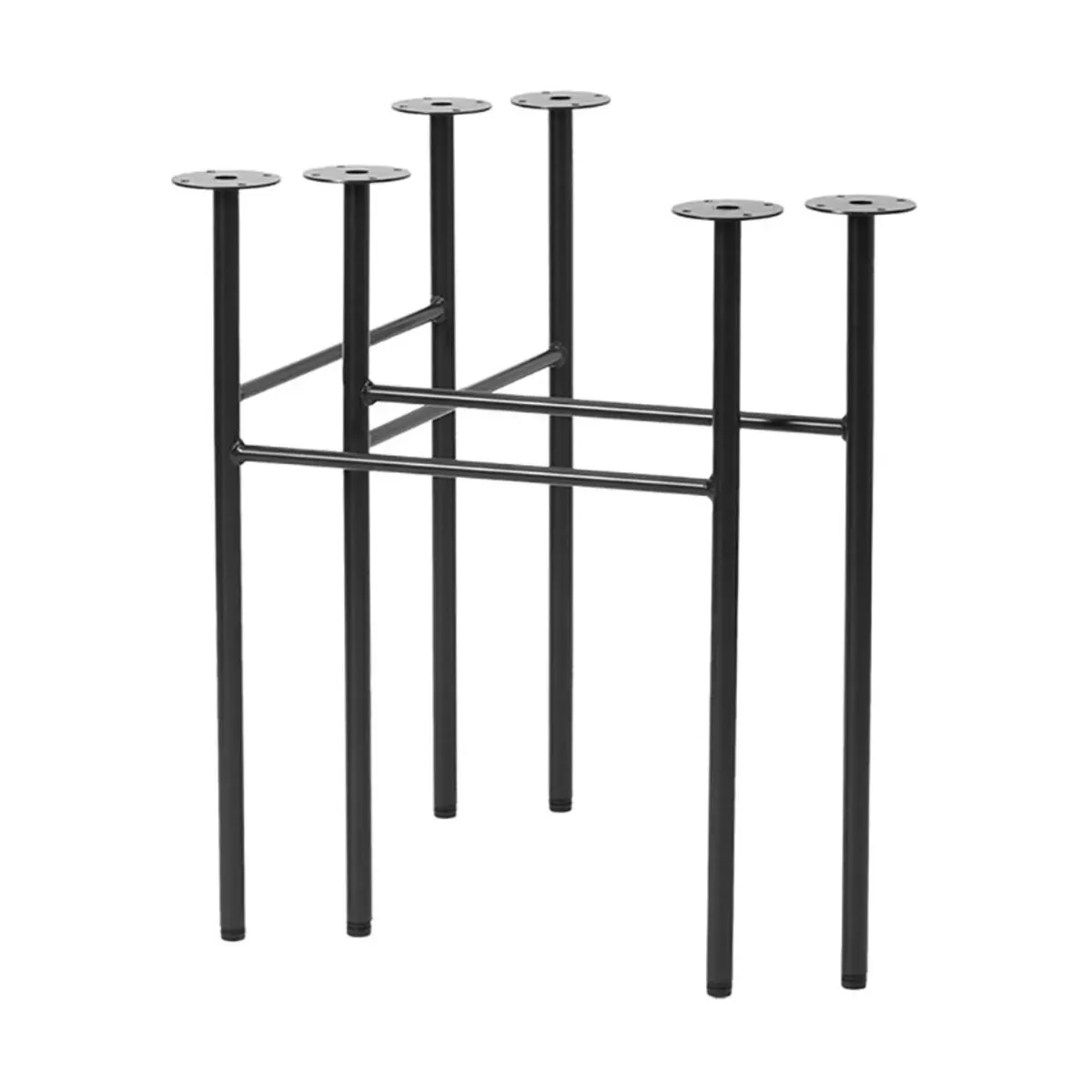 2 Pieds de table noirs W68 Mingle - Ferm Living