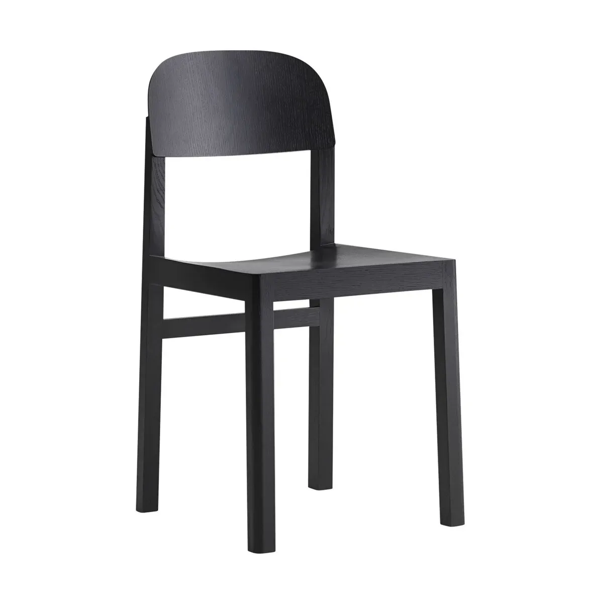 Chaise noire Workshop - Muuto