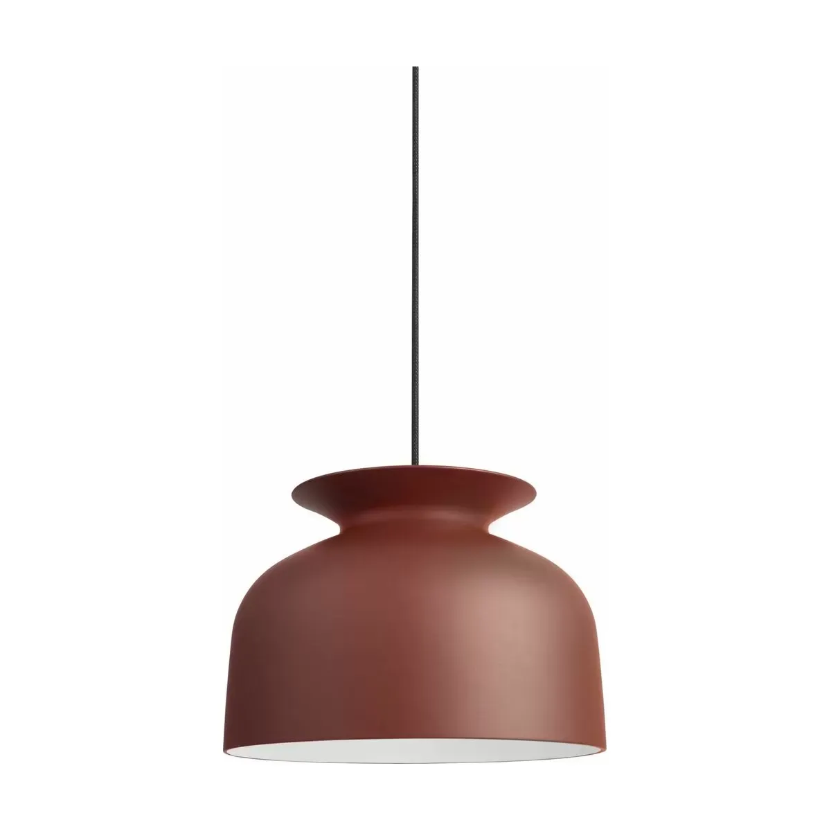 Suspension rouge en aluminium 40 cm Ronde - Gubi