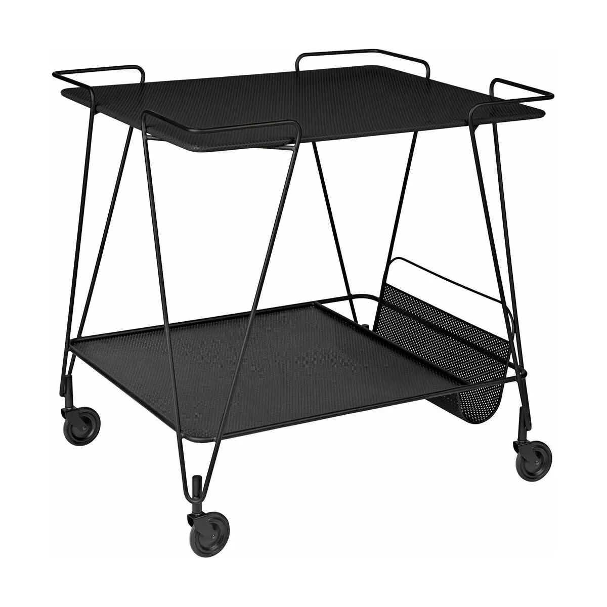 Desserte en métal noir Matégot - Gubi