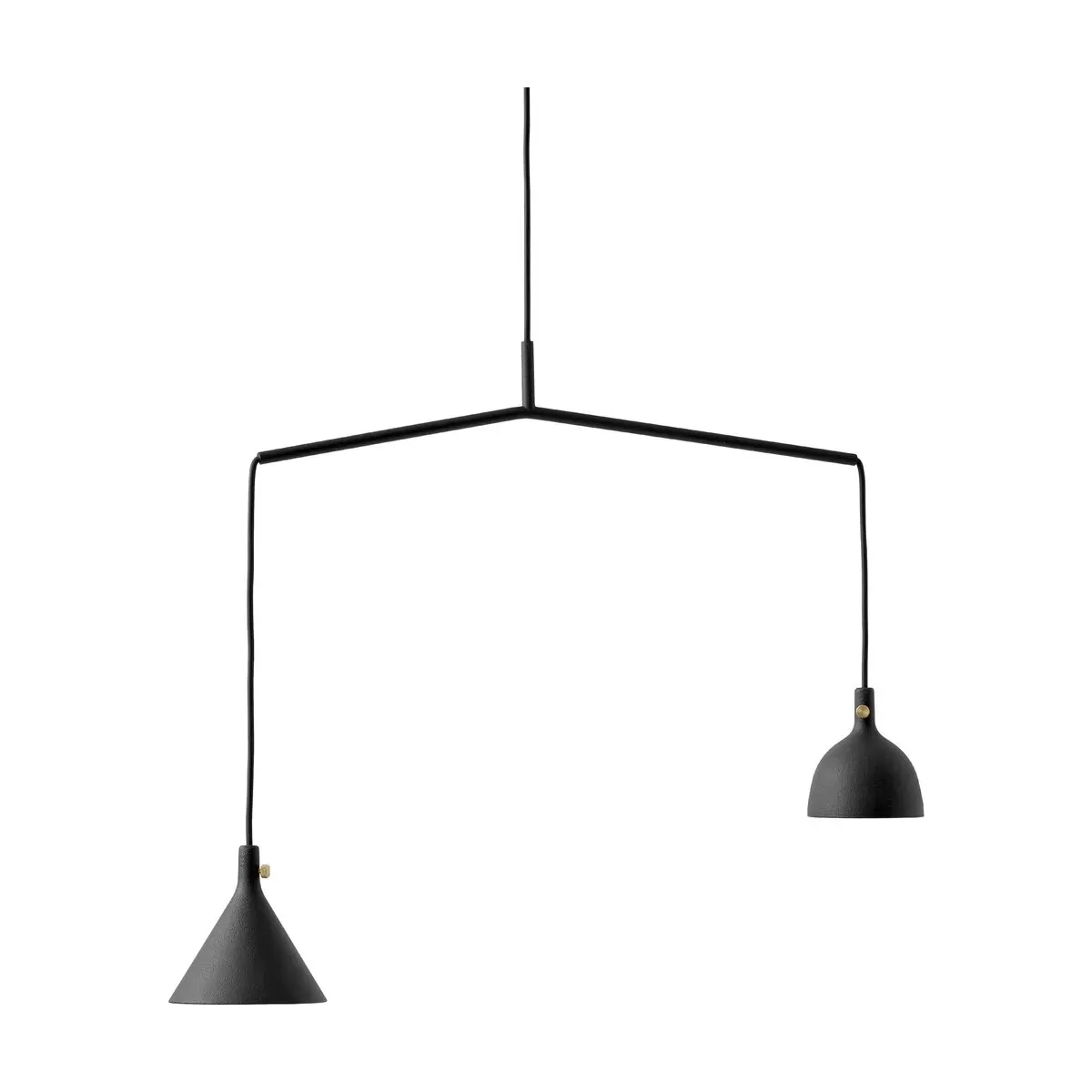 Suspension en aluminium noir Cast 4 - Audo