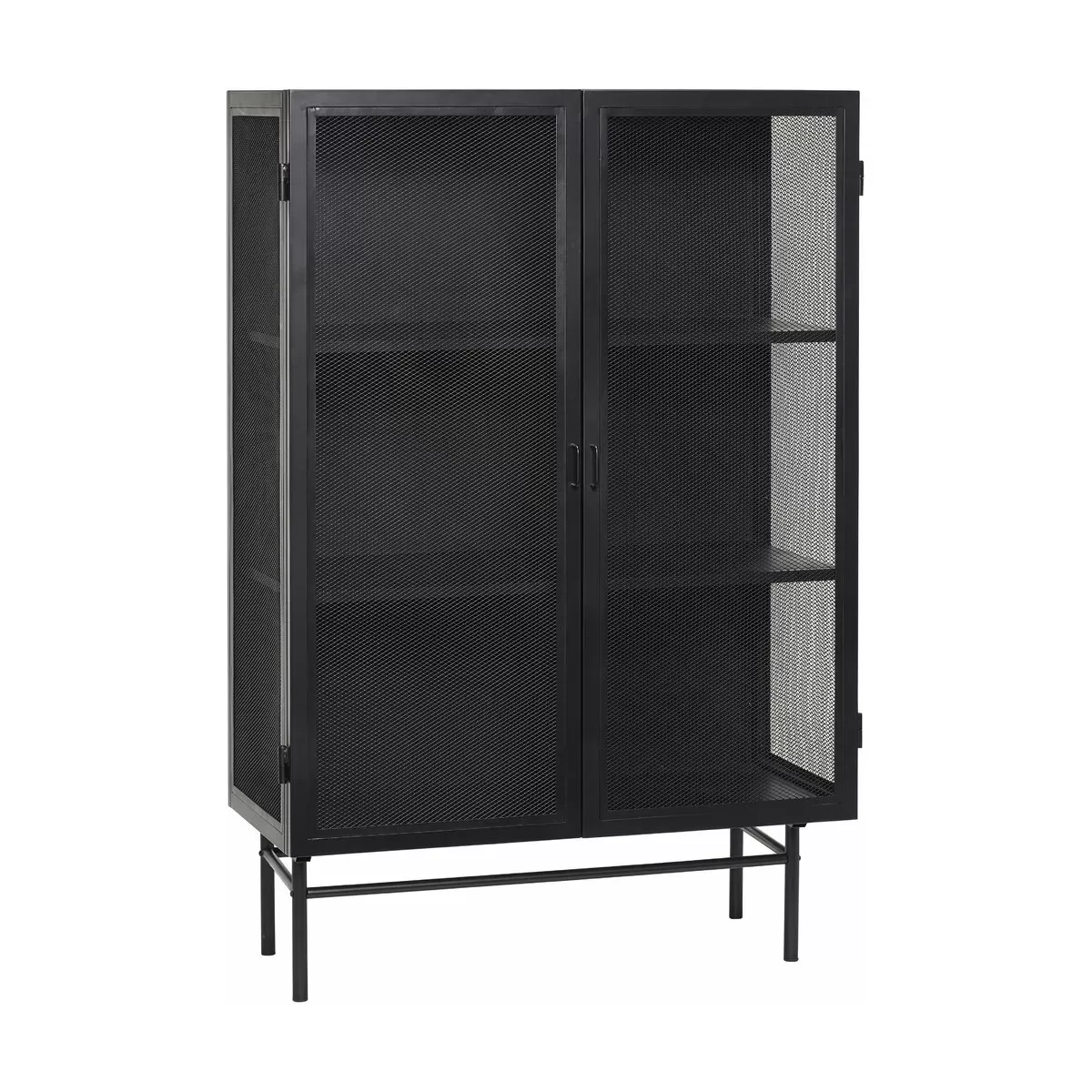 Cabinet en métal noir 100 cm - Hübsch