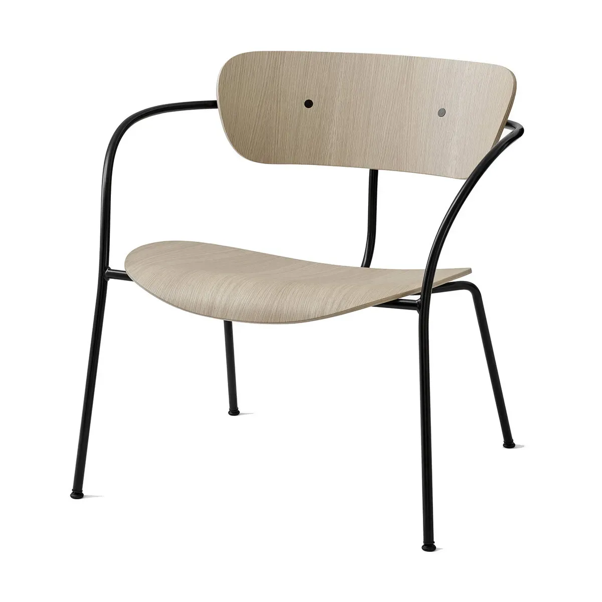 Fauteuil en chêne laqué AV5 Pavilion - &tradition