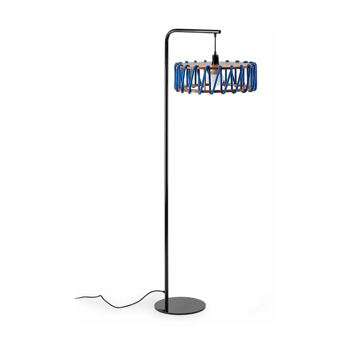 Lampadaire noir et bleu 45 cm Macaron - EMKO