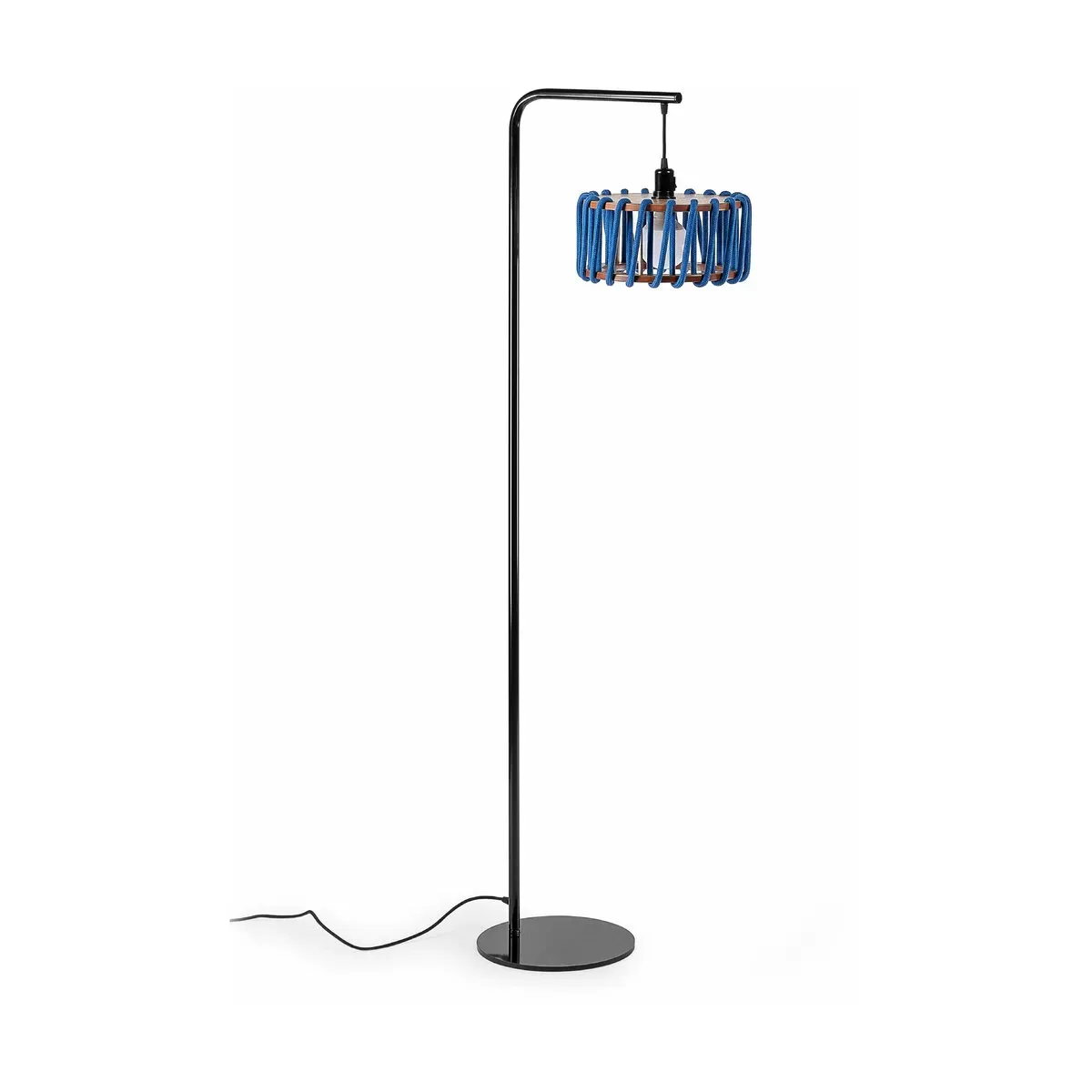 Lampadaire noir et bleu 30 cm Macaron - EMKO