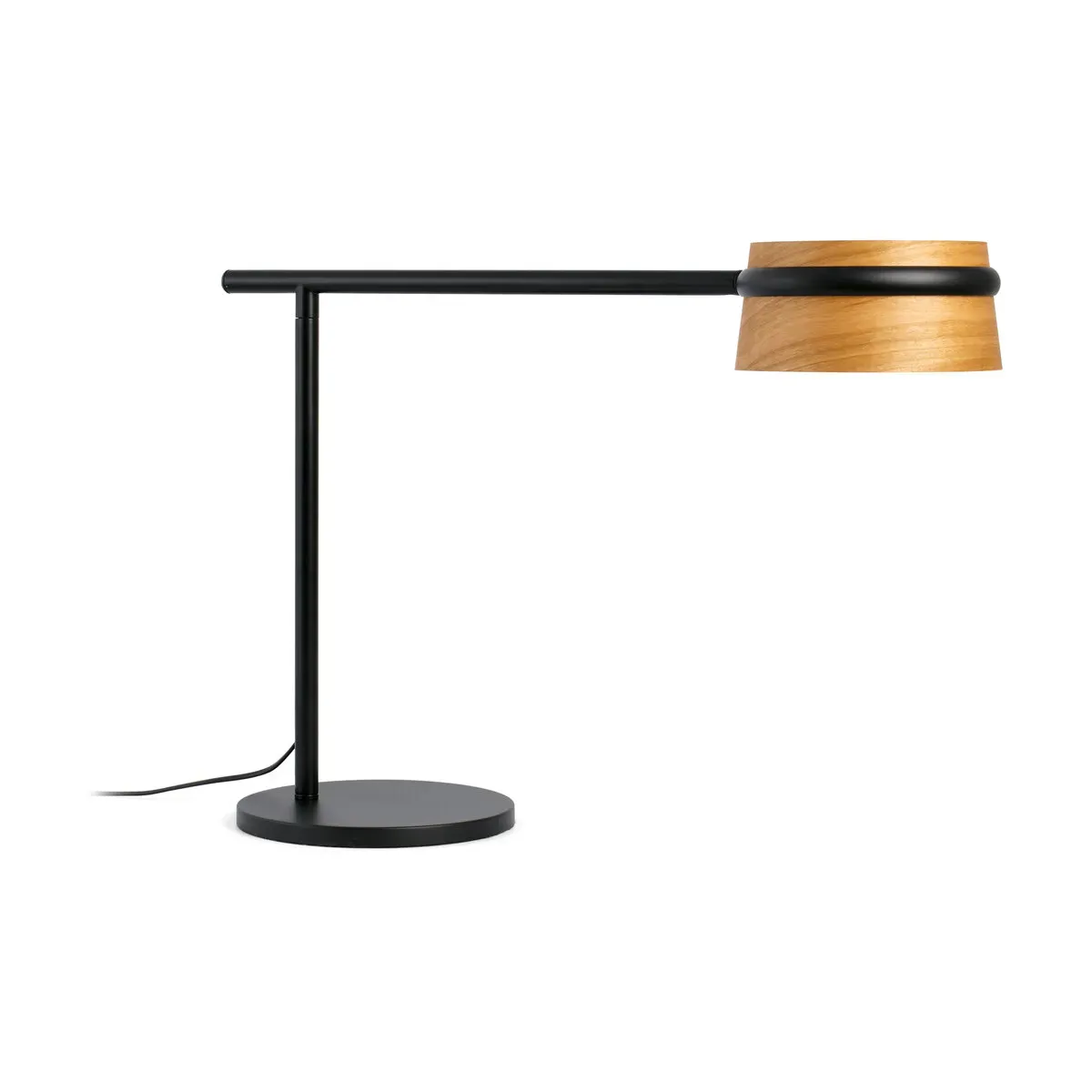 Lampe de table en bois et métal noir 65 x 22 x 45 cm Loop - Faro Barcelona