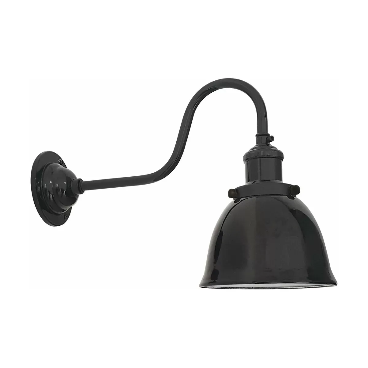 Applique noire en métal noir Loa - Faro Barcelona