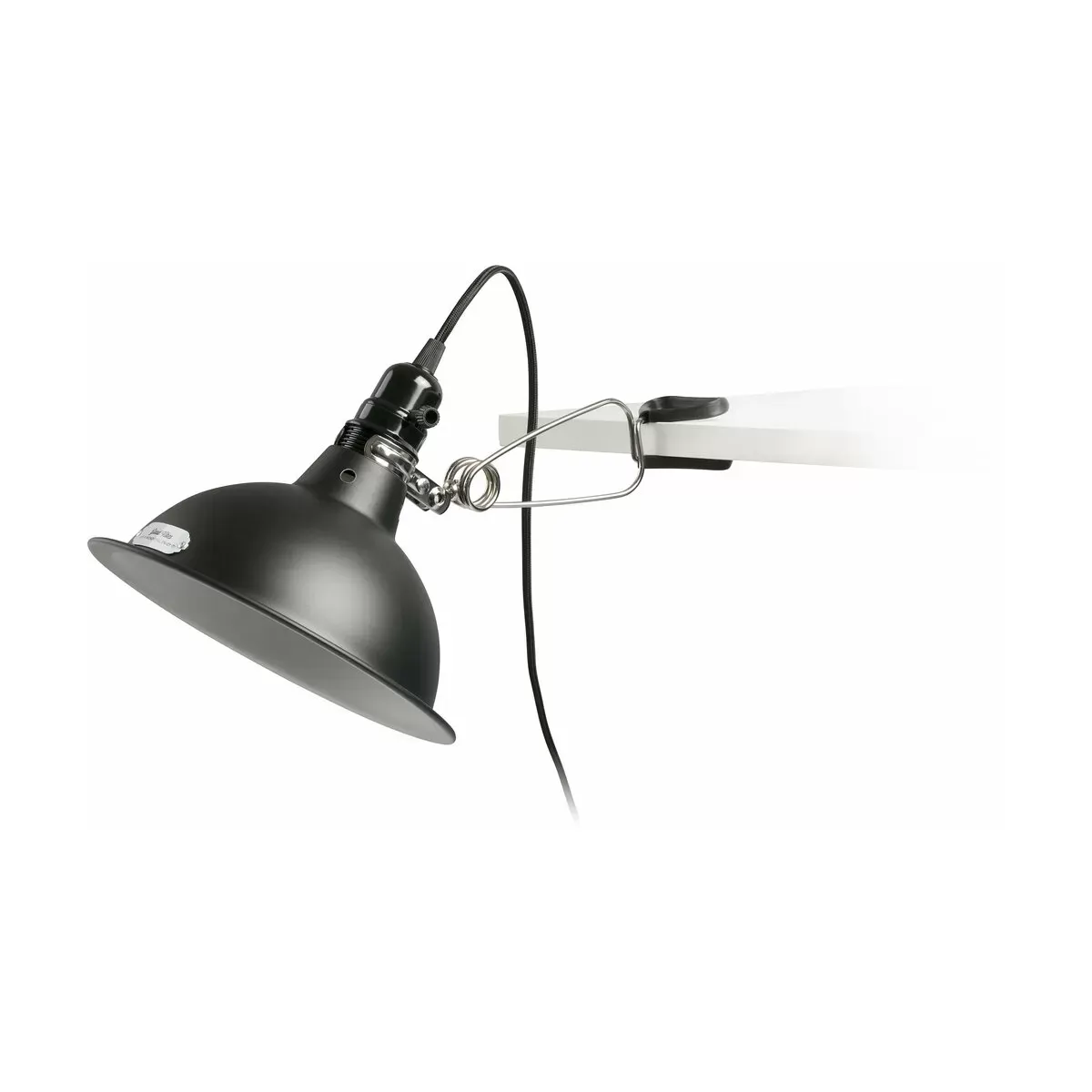Lampe avec pince en métal noir 22 x 37 x 81,5 cm Pepper - Faro Barcelona