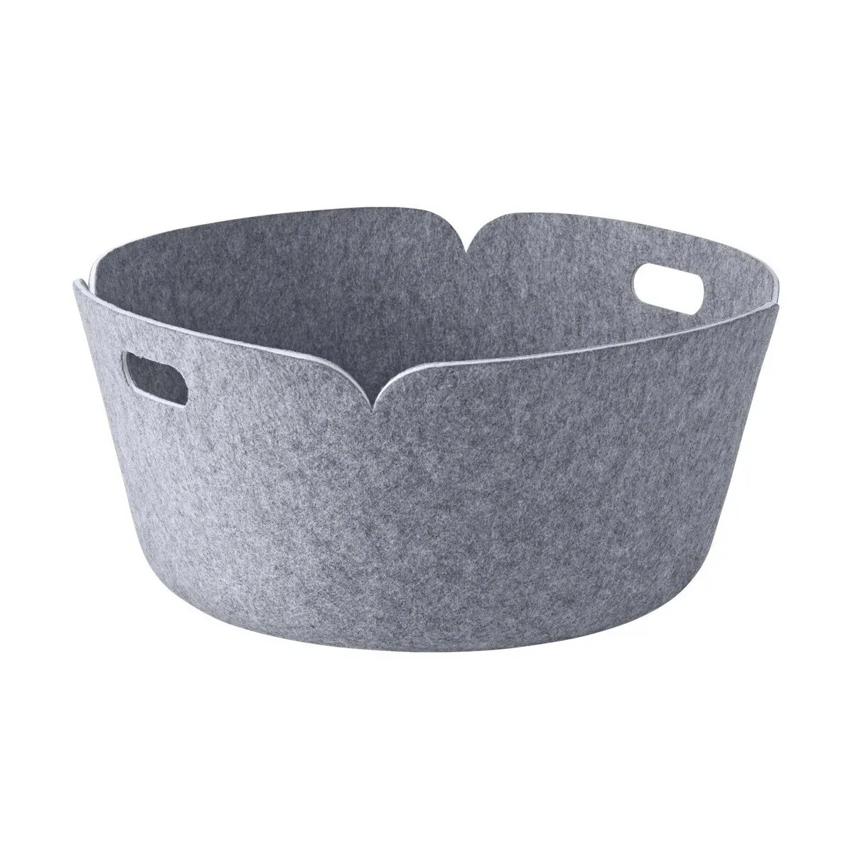 Panier de rangement recyclé rond gris Restore - Muuto