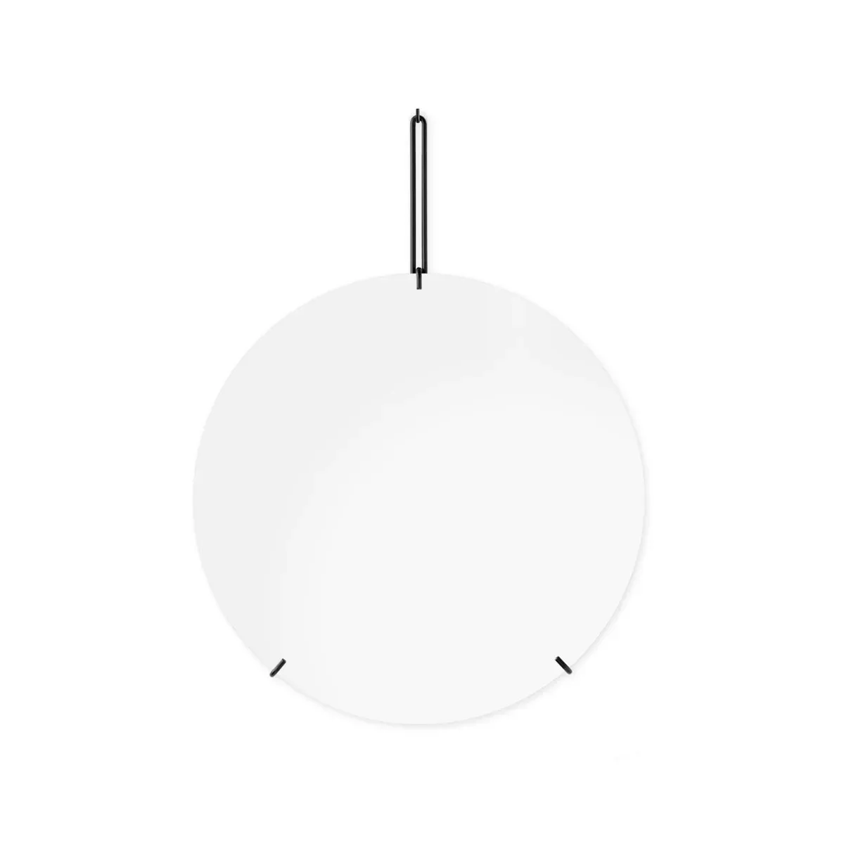 Miroir mural noir 50 cm - Moebe