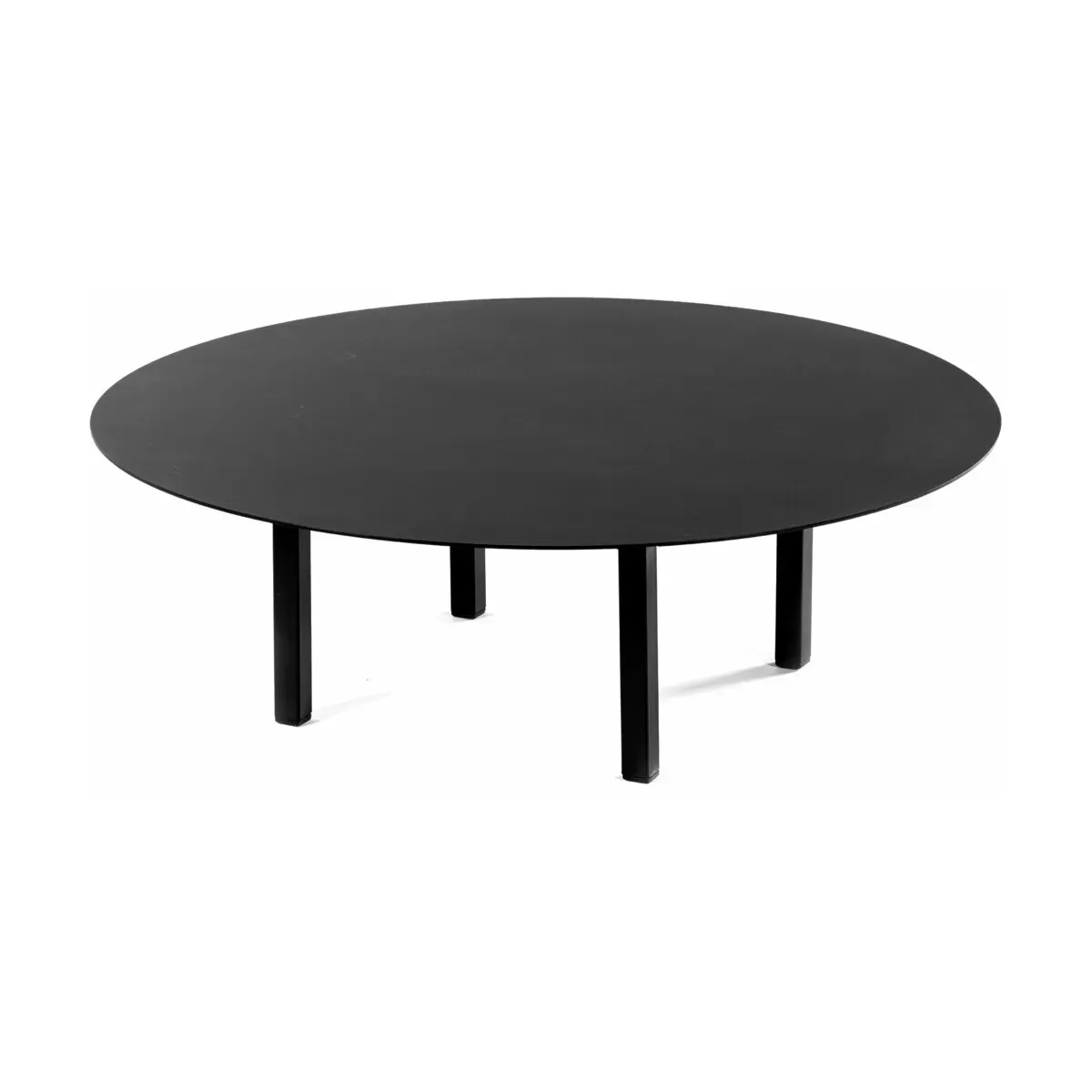 Table basse ronde en métal noir 78 x 25 cm 02 - Serax