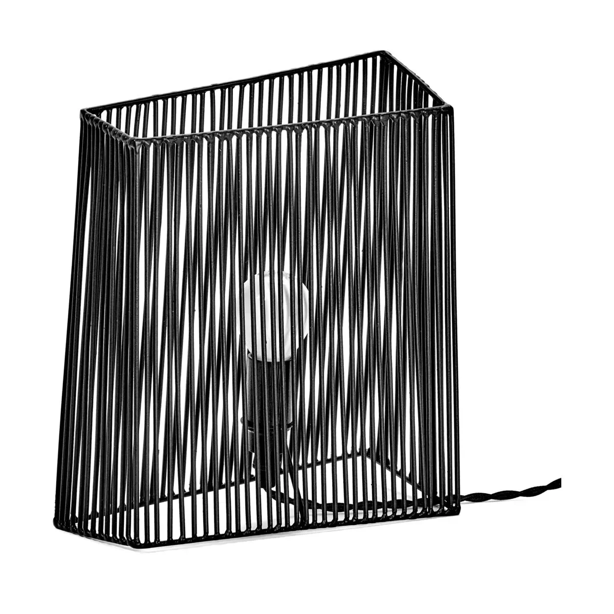 Lampe à poser ou à accrocher en métal noir 23,5 x 21 x 26 cm Ombre - Serax