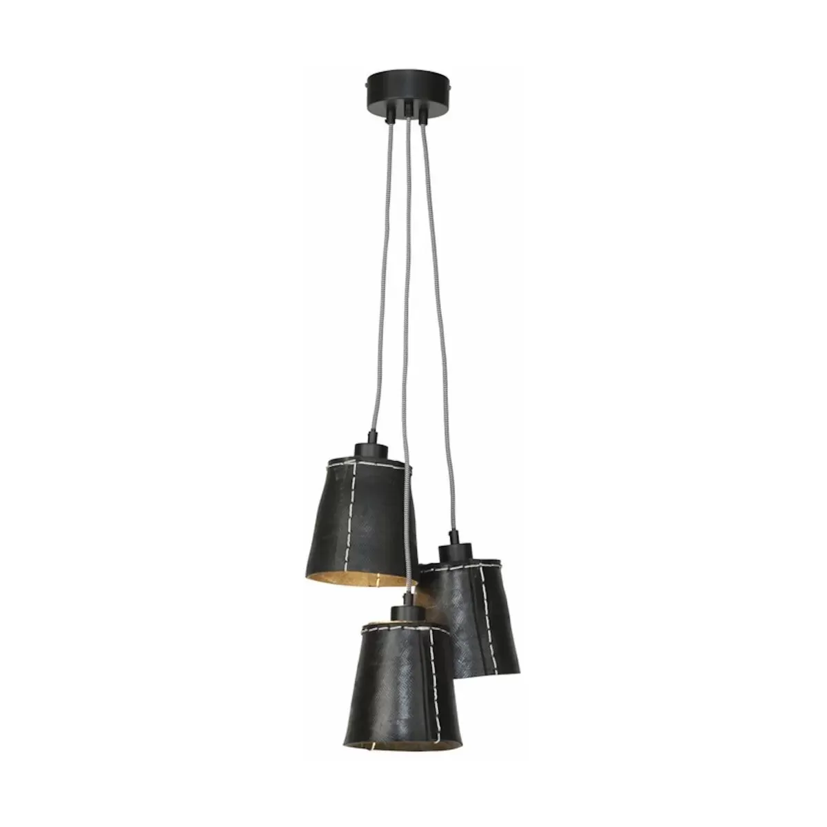 Suspension trio noire en pneu recyclé Amazon - Good & Mojo