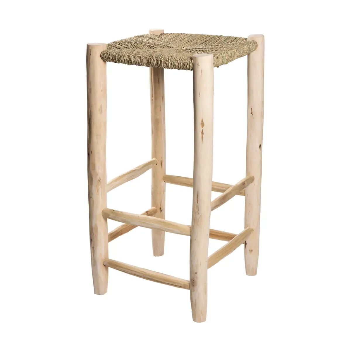 Tabouret de bar en bois 35x70cm - Cosydar
