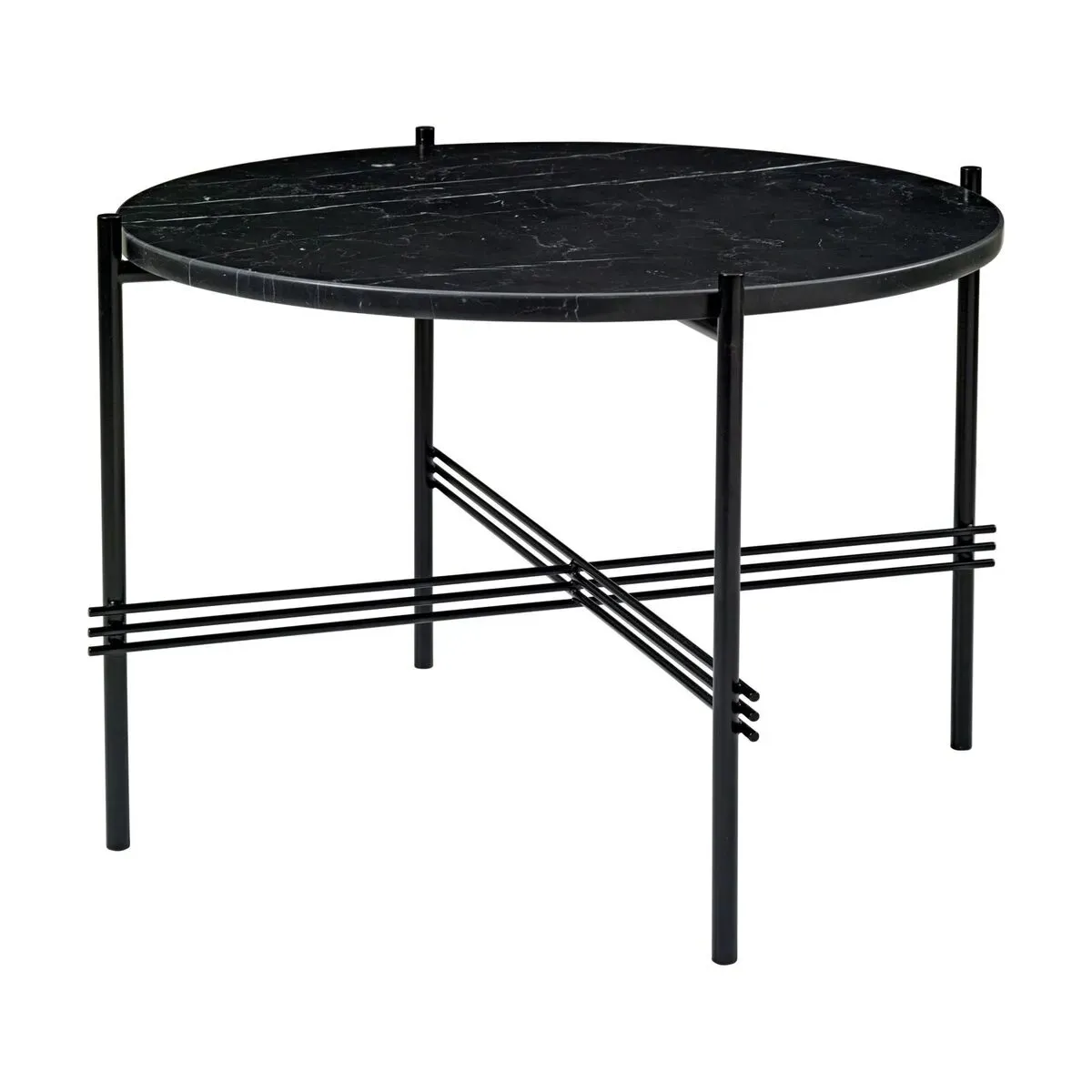Table basse en marbre noir marquina 55 cm TS - Gubi