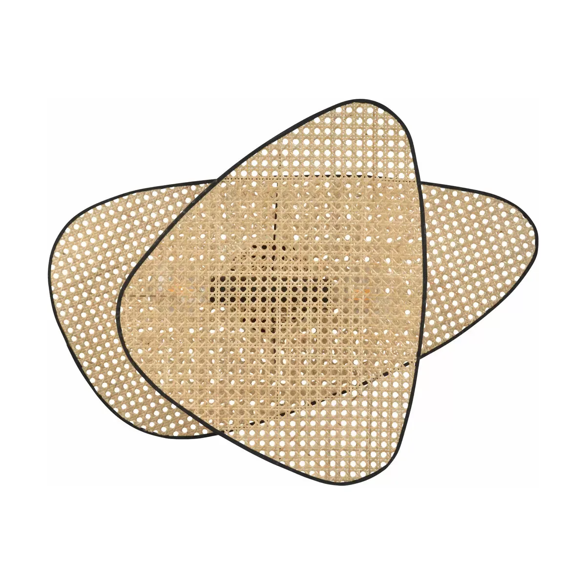 Applique en cannage 2 écrans 77 x 59 cm Screen - Market set