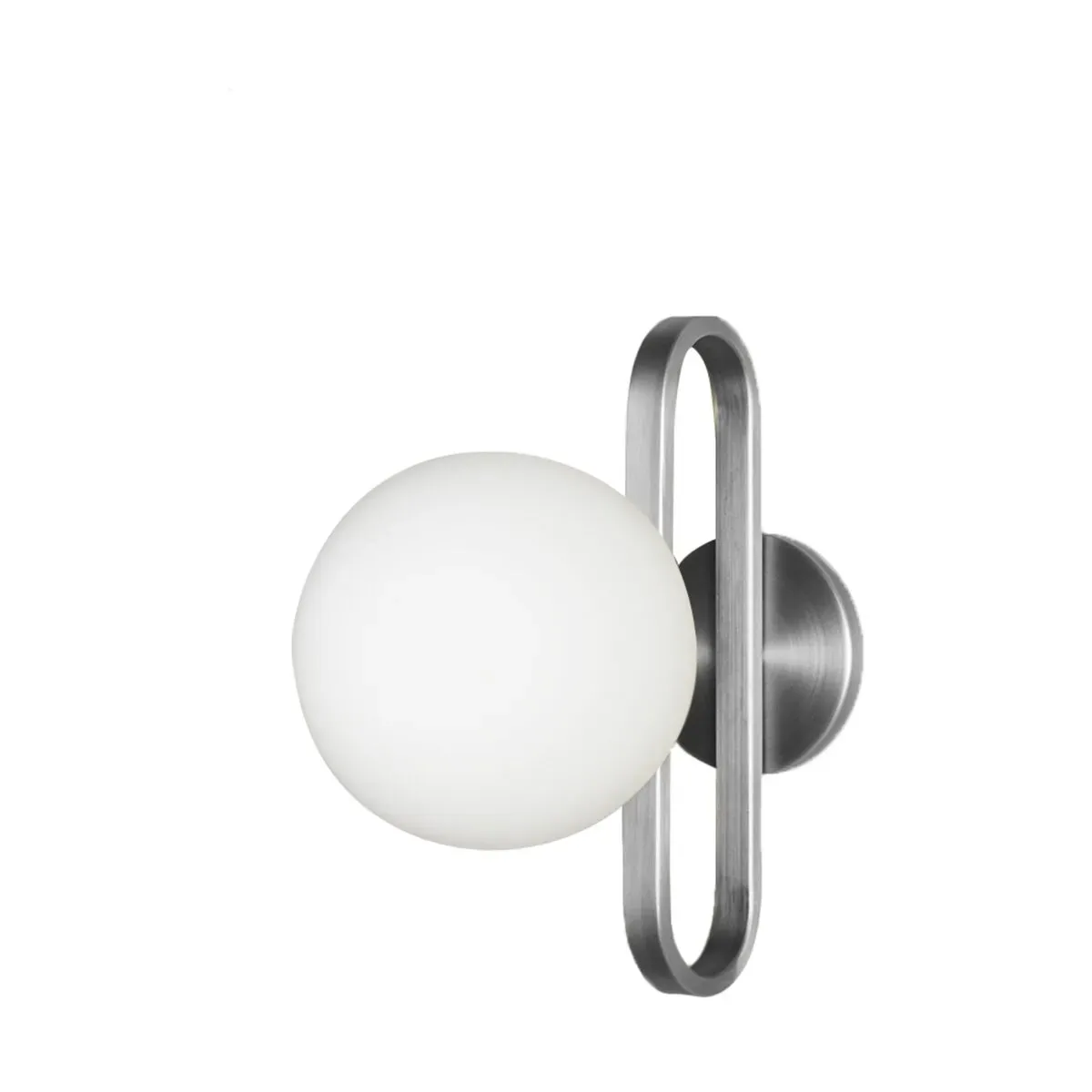 Applique en acier argenté globe M CIME - ENO Studio