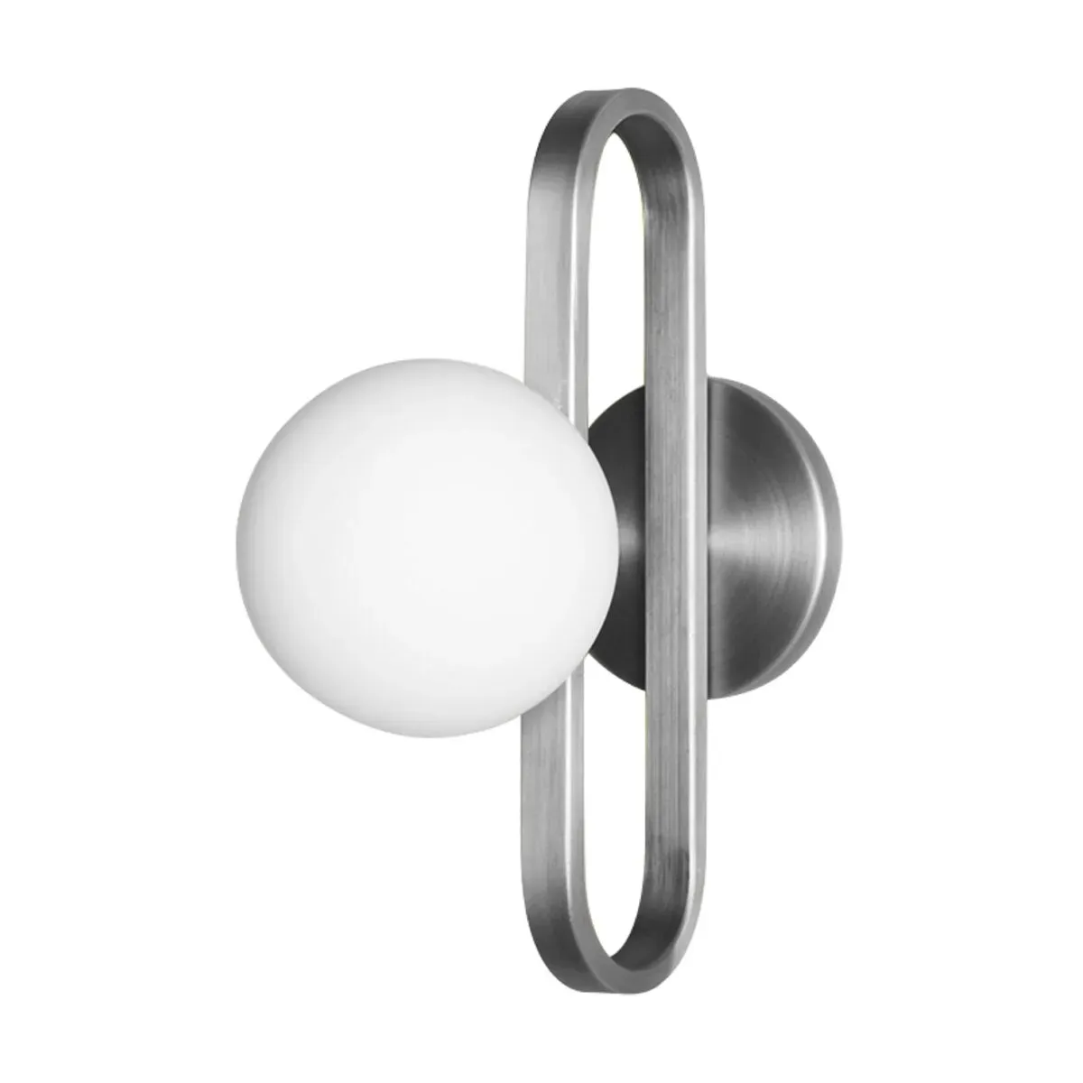 Applique en acier argenté globe S CIME - ENO Studio