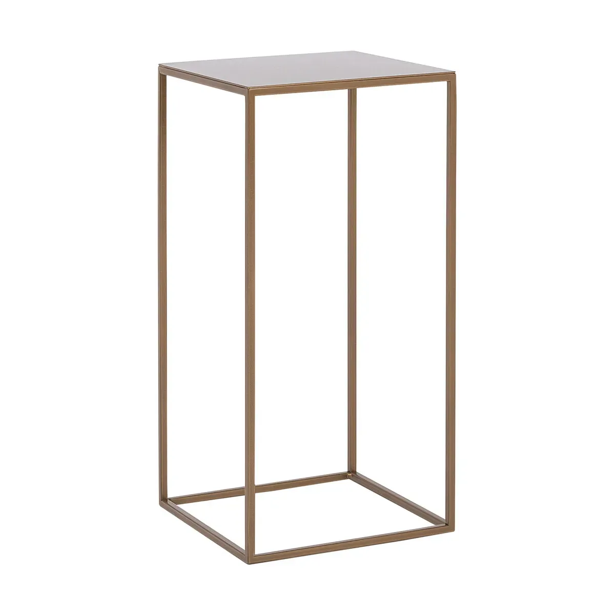 Table d'appoint carrée gold en métal Tensio - Custom Form