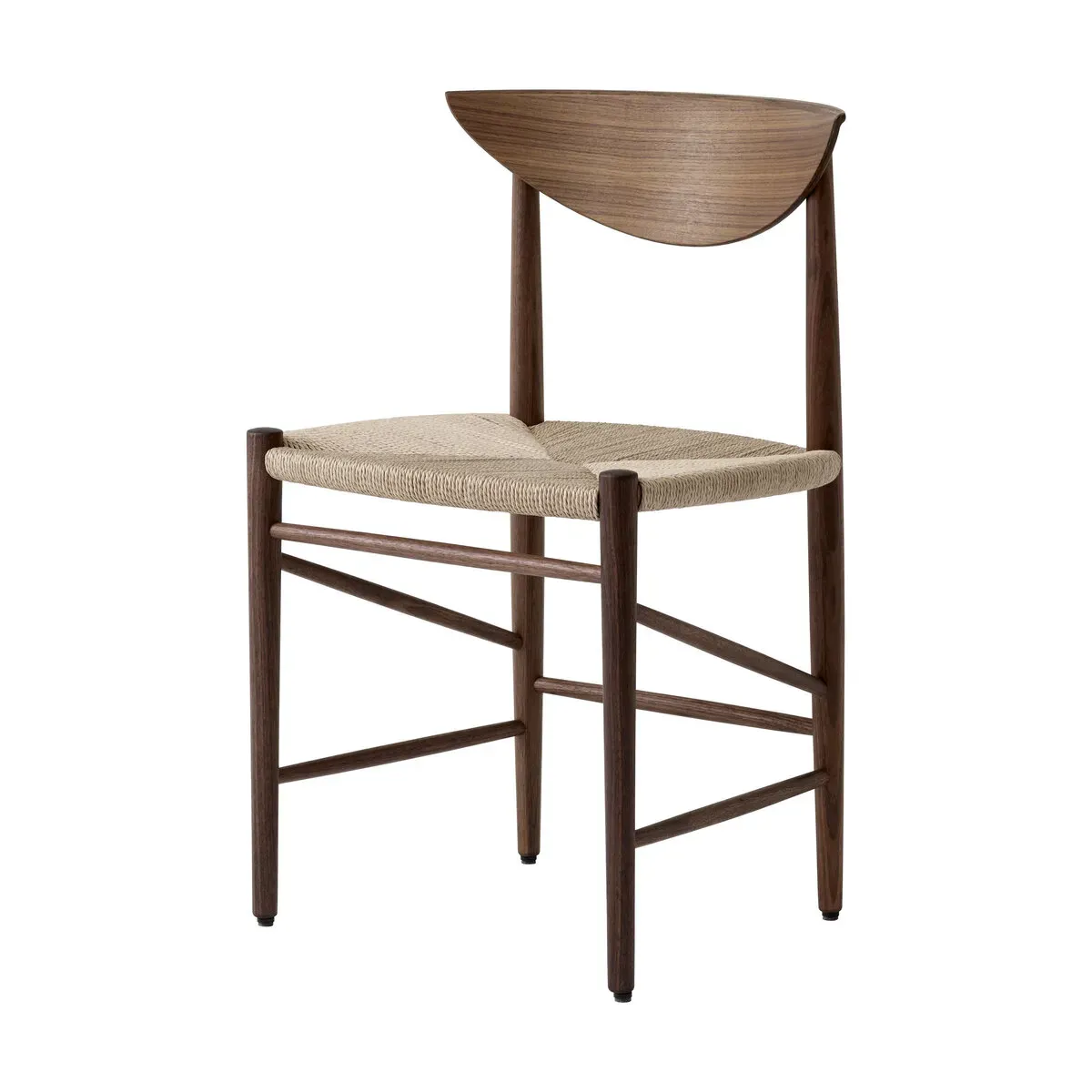 Chaise en bois marron HM3 Drawn - &tradition