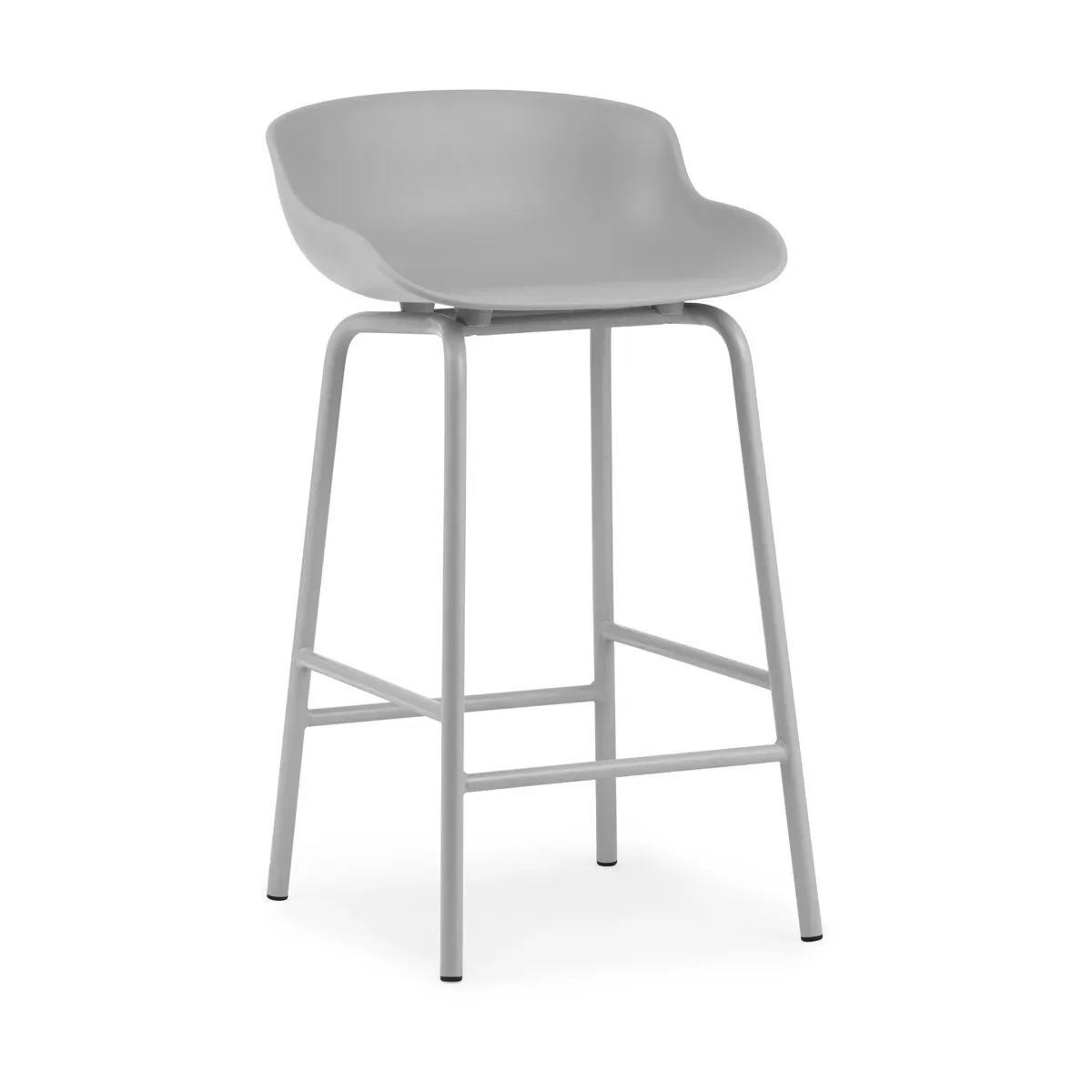 Tabouret de bar en acier et pp gris 65 cm Hyg - Normann Copenhagen