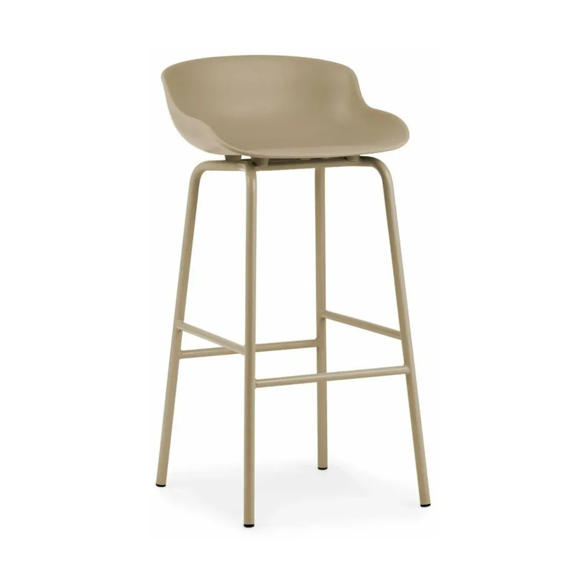 Tabouret de bar en acier et pp sable 75 cm Hyg - Normann Copenhagen