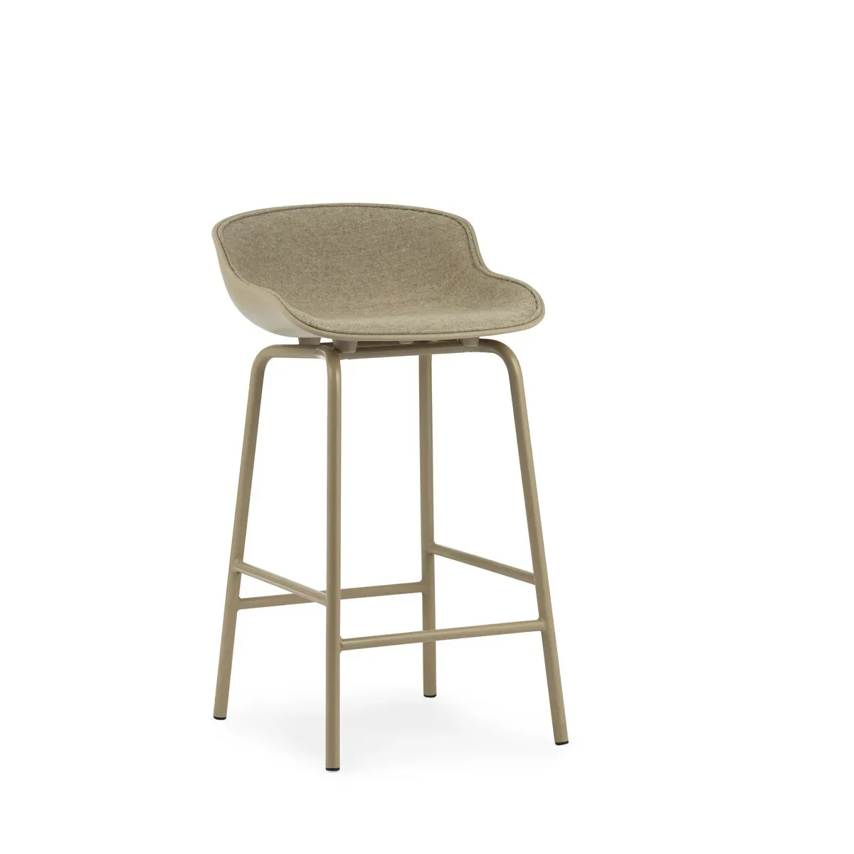 Tabouret de bar en acier et pp avec tissu sable 65 cm Hyg - Normann Copenhagen