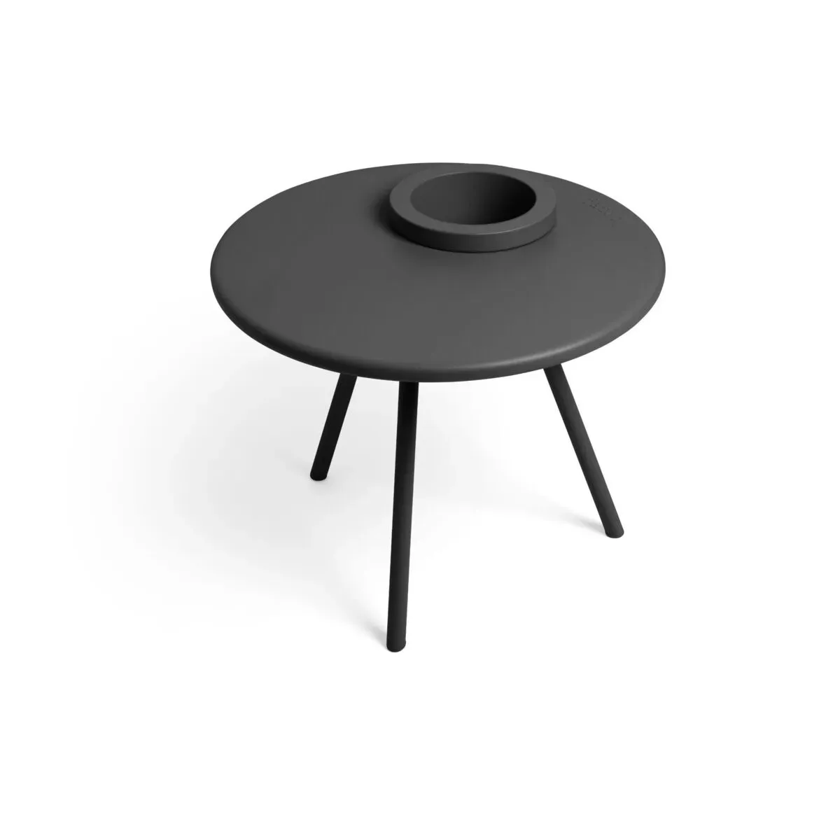Table d'appoint pot de fleur intégré anthracite Bakkes - Fatboy